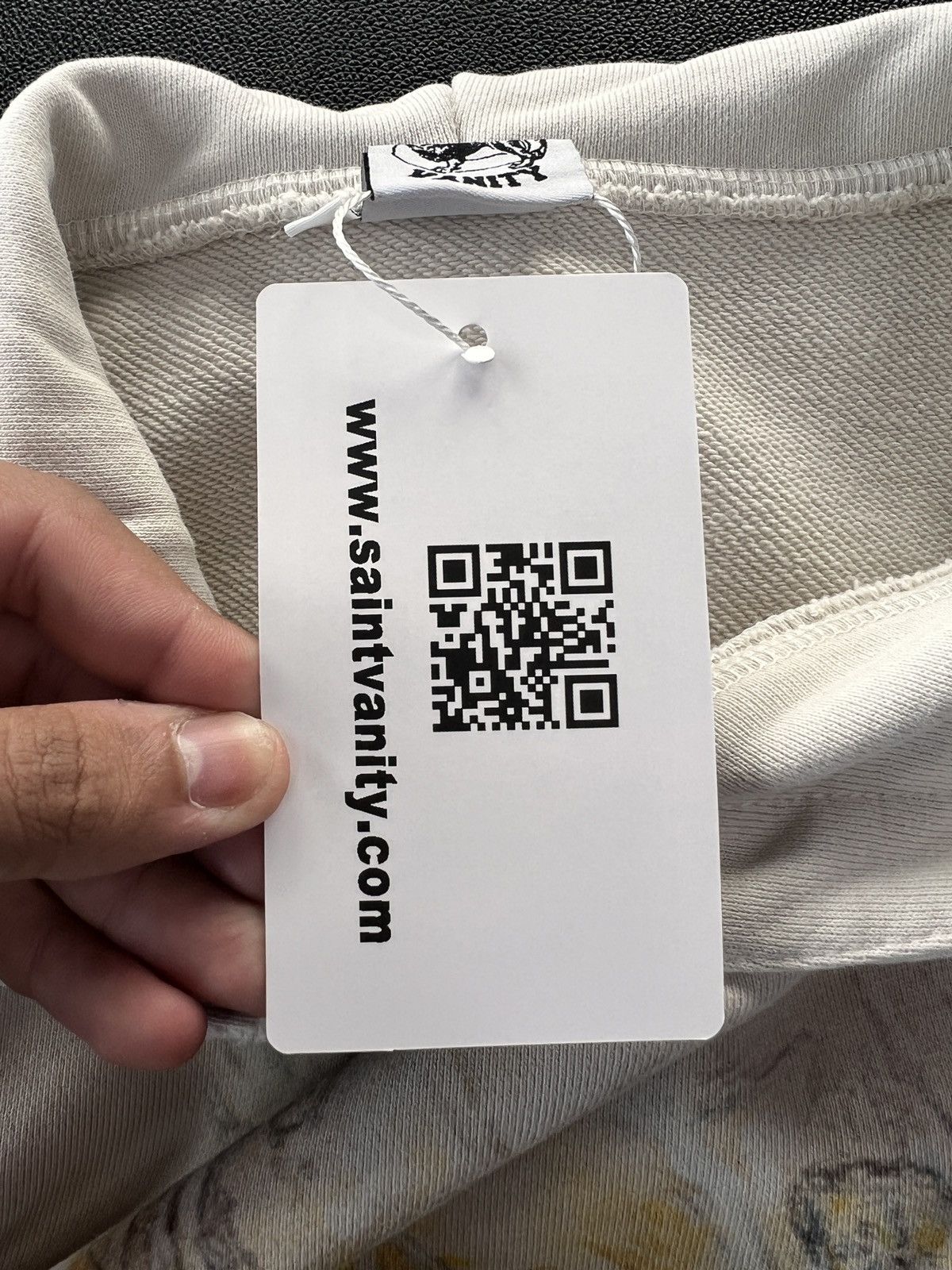 Saint Vanity Saint Vanity “Vain Life” Hoodie (Cream) / SMALL Size US S / EU 44-46 / 1 - 5 Thumbnail