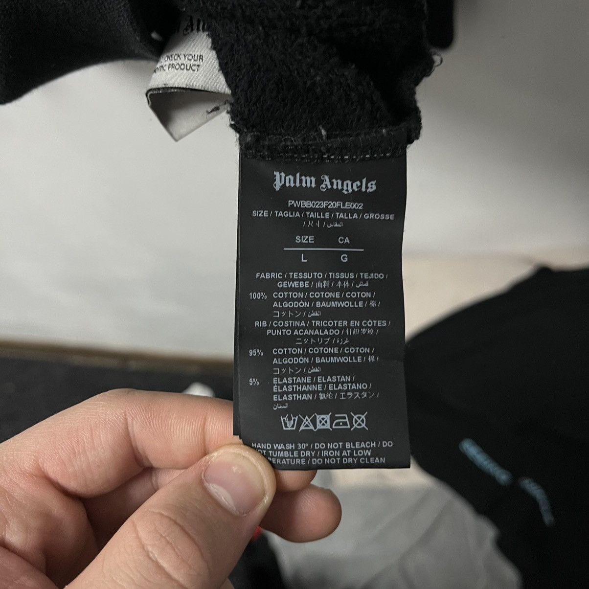 Palm Angels Palm Angels New York Sprayed Hoodie Size US L / EU 52-54 / 3 - 9 Thumbnail