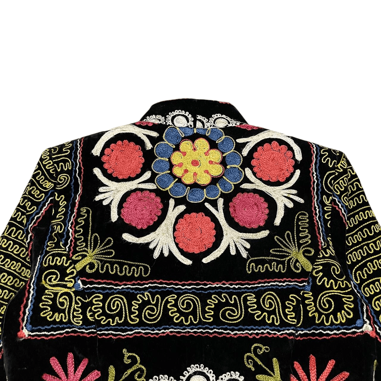 Other Vintage 90's Full Flower Embroidered Jacket Size S / US 4 / IT 40 - 8 Thumbnail