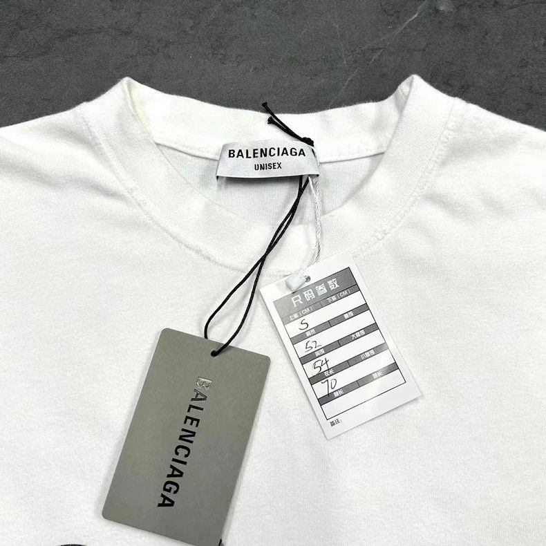 Balenciaga Balenciaga Draft signature logo short sleeve 2504-Nextarrow Size US S / EU 44-46 / 1 - 4 Thumbnail