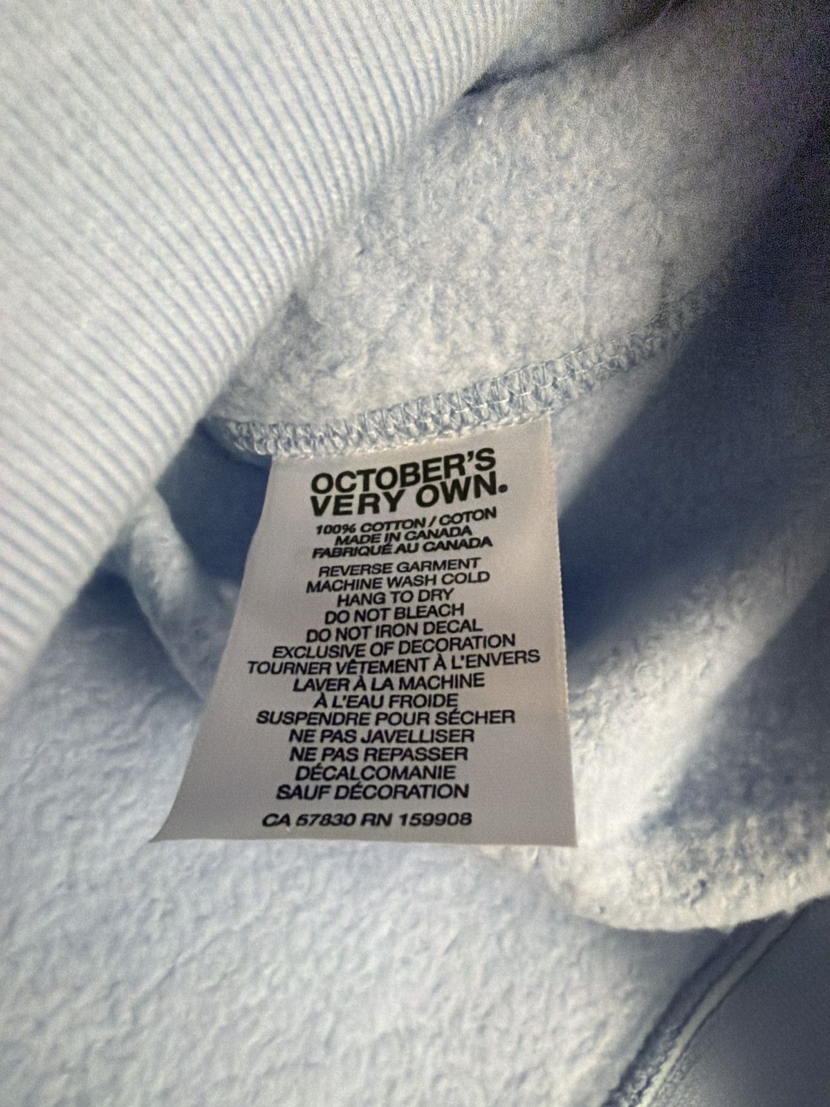 Drake OVO Holiday Santa OG Owl Hoodie Sky Blue Size US XL / EU 56 / 4 - 6 Thumbnail