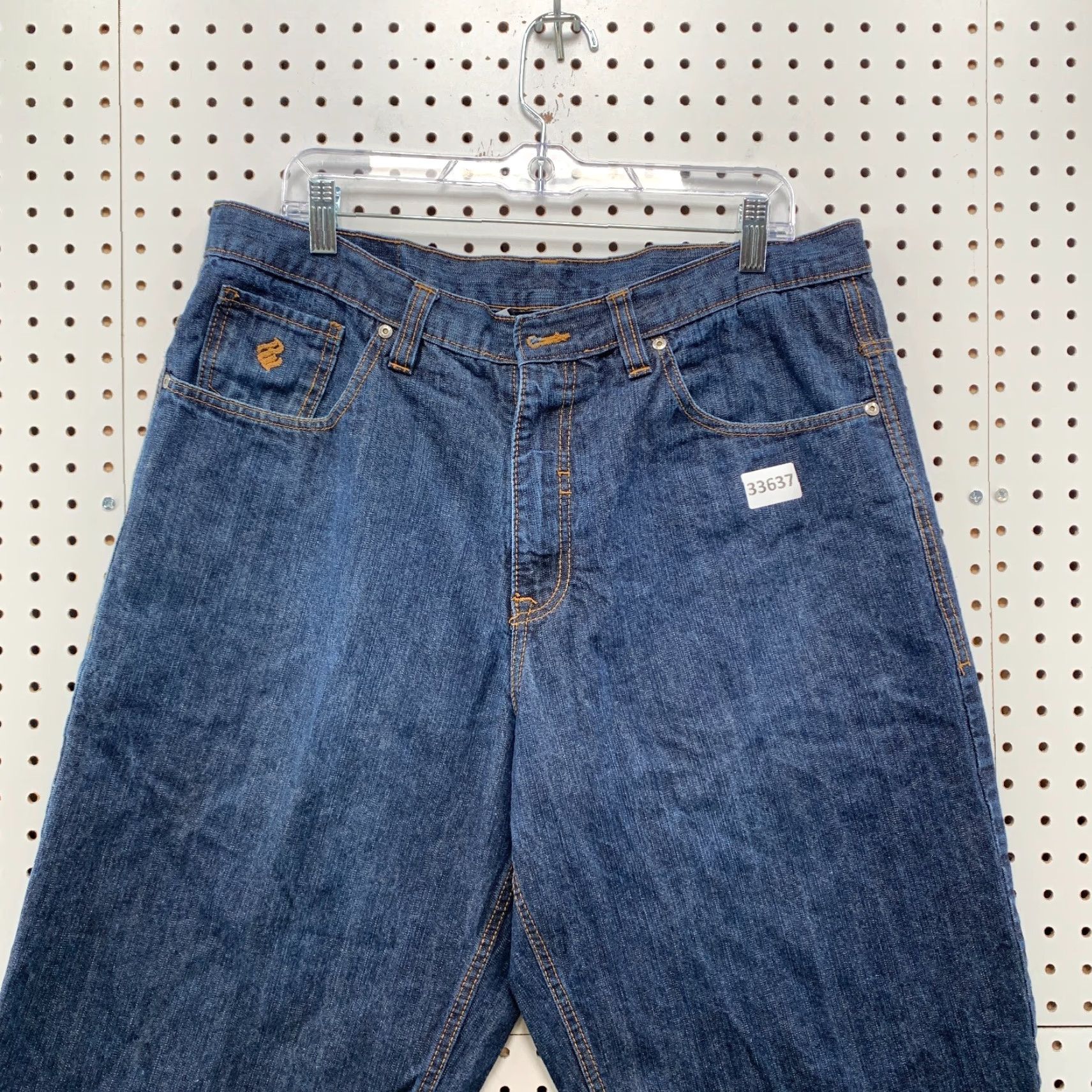 Rocawear VINTAGE Rocawear Denimi Blue Shorts Mens FITS 36X13 Bermuda Hip Hop Logo 36 Blue Size US 36 / EU 52 - 3 Thumbnail