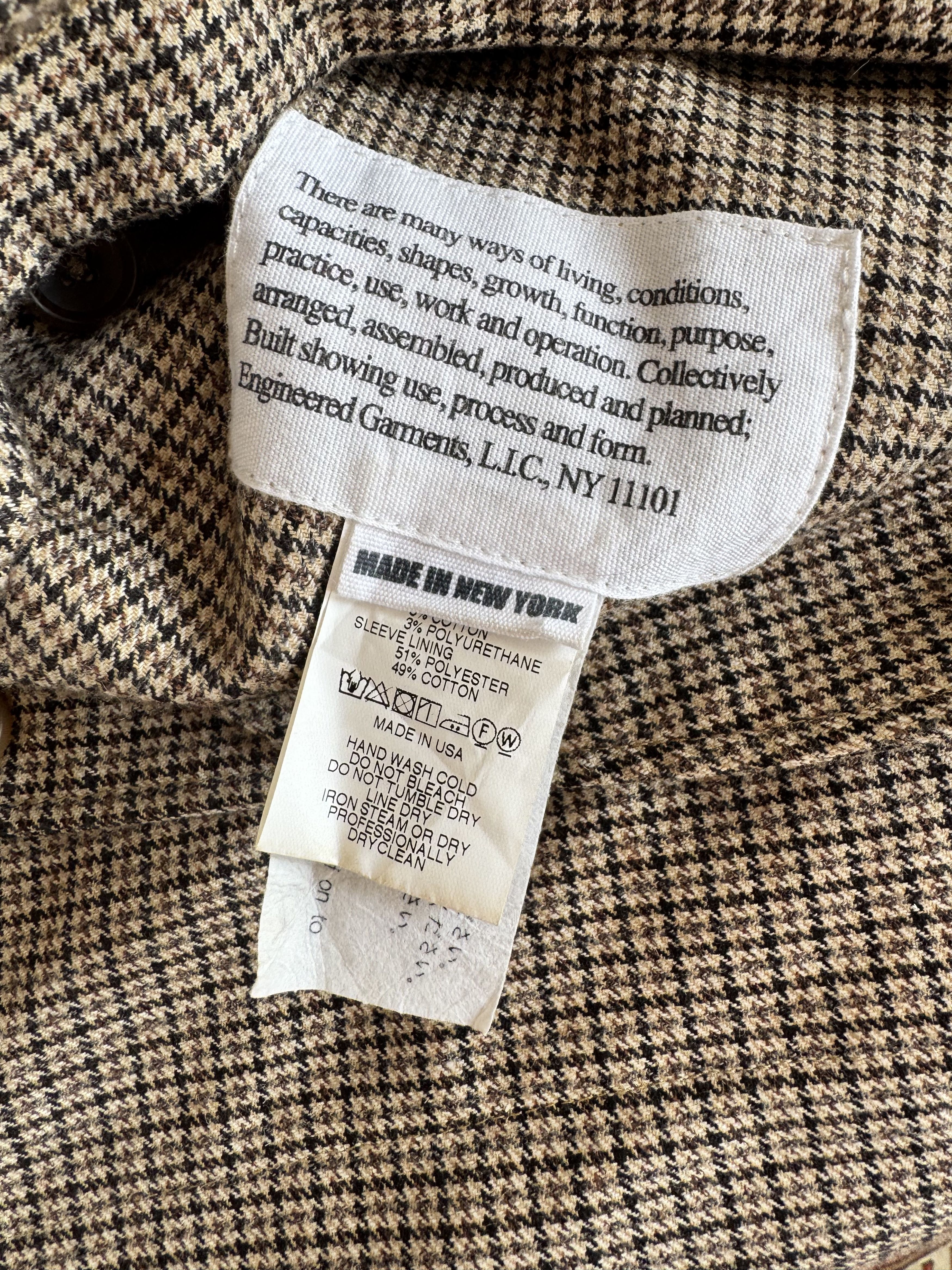 Engineered Garments Engineered Garments Loiter Jacket Brown Gunclub Check Size US S / EU 44-46 / 1 - 6 Thumbnail