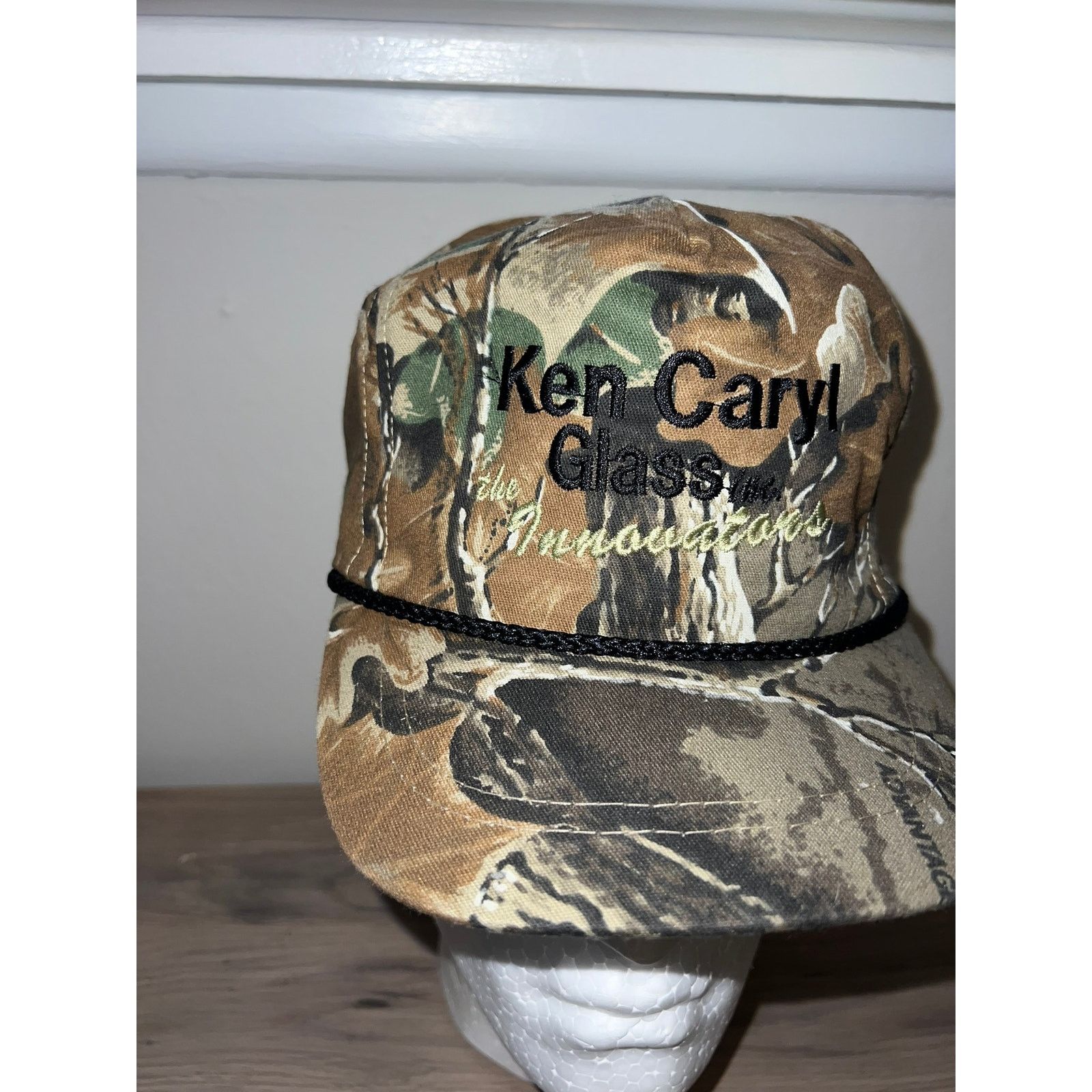 Vintage 90s Vintage Ken Caryl Glass Innovators Camo Hat Headwear OS Size ONE SIZE - 2 Thumbnail