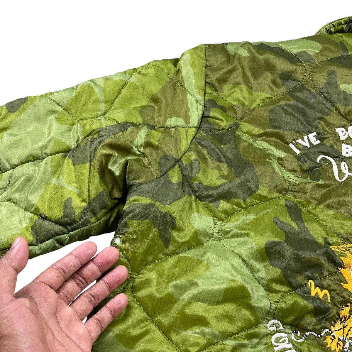 Toyo Enterprises TAILOR TOYO ENTERPRISE JACKET SOUVENIR SUKAJAN VIETNAM WAR Size US L / EU 52-54 / 3 - 13 Thumbnail