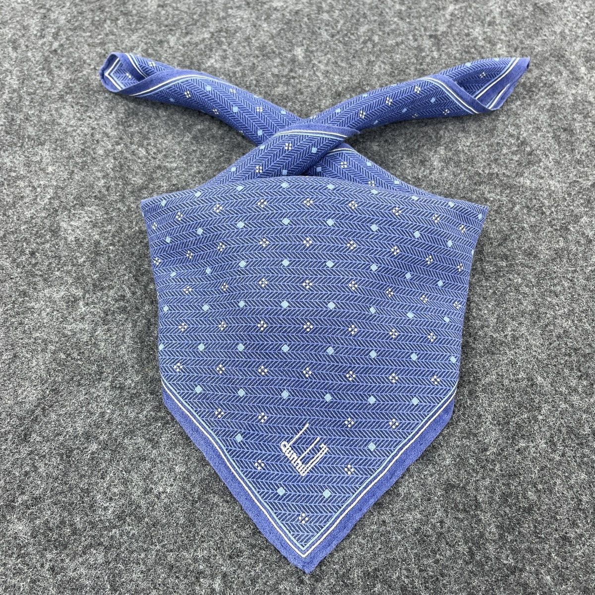 Alfred Dunhill × Vintage Alfred Dunhill Handkerchief / Bandana / Neckerchief B227 Size ONE SIZE - 8 Thumbnail