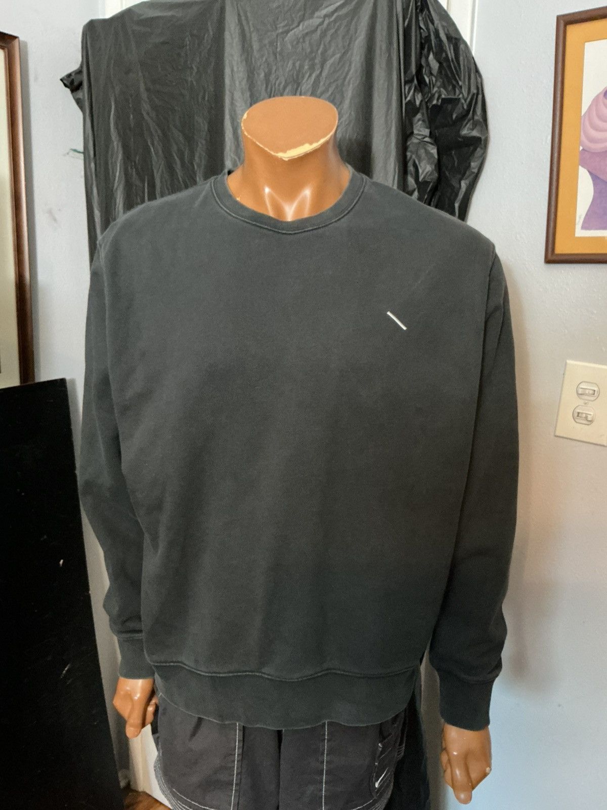 Saturdays NYC $135 Saturdays NYC Bowery Slash Embroidered Sweatshirt Size US XXL / EU 58 / 5 - 9 Thumbnail