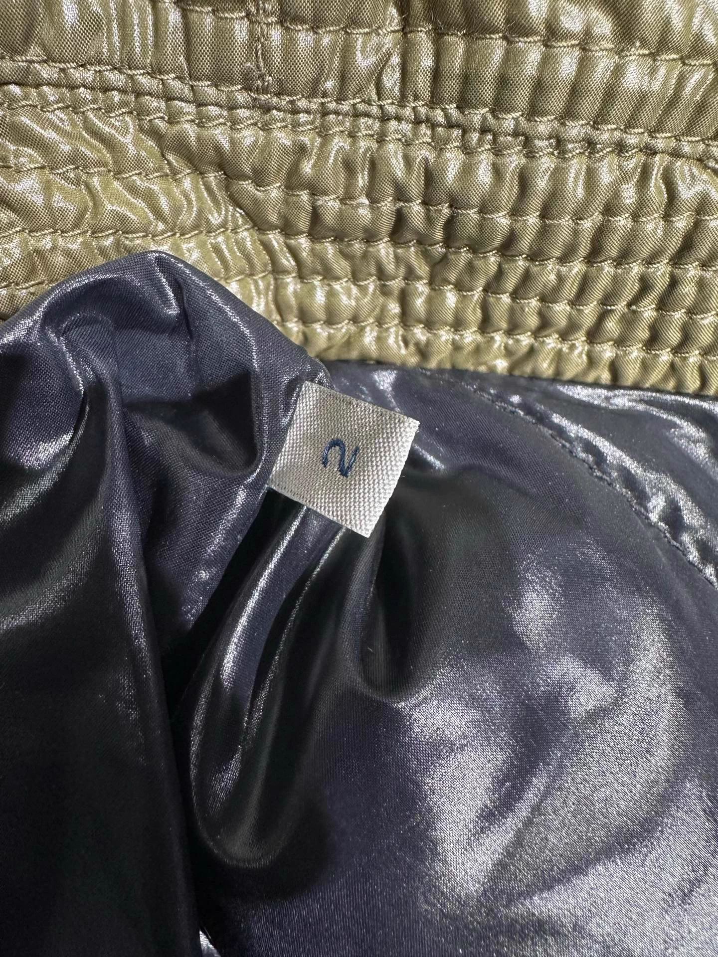 Moncler Moncler Olive Green Checkered Down Jacket Size 2 Size US M / EU 48-50 / 2 - 4 Thumbnail