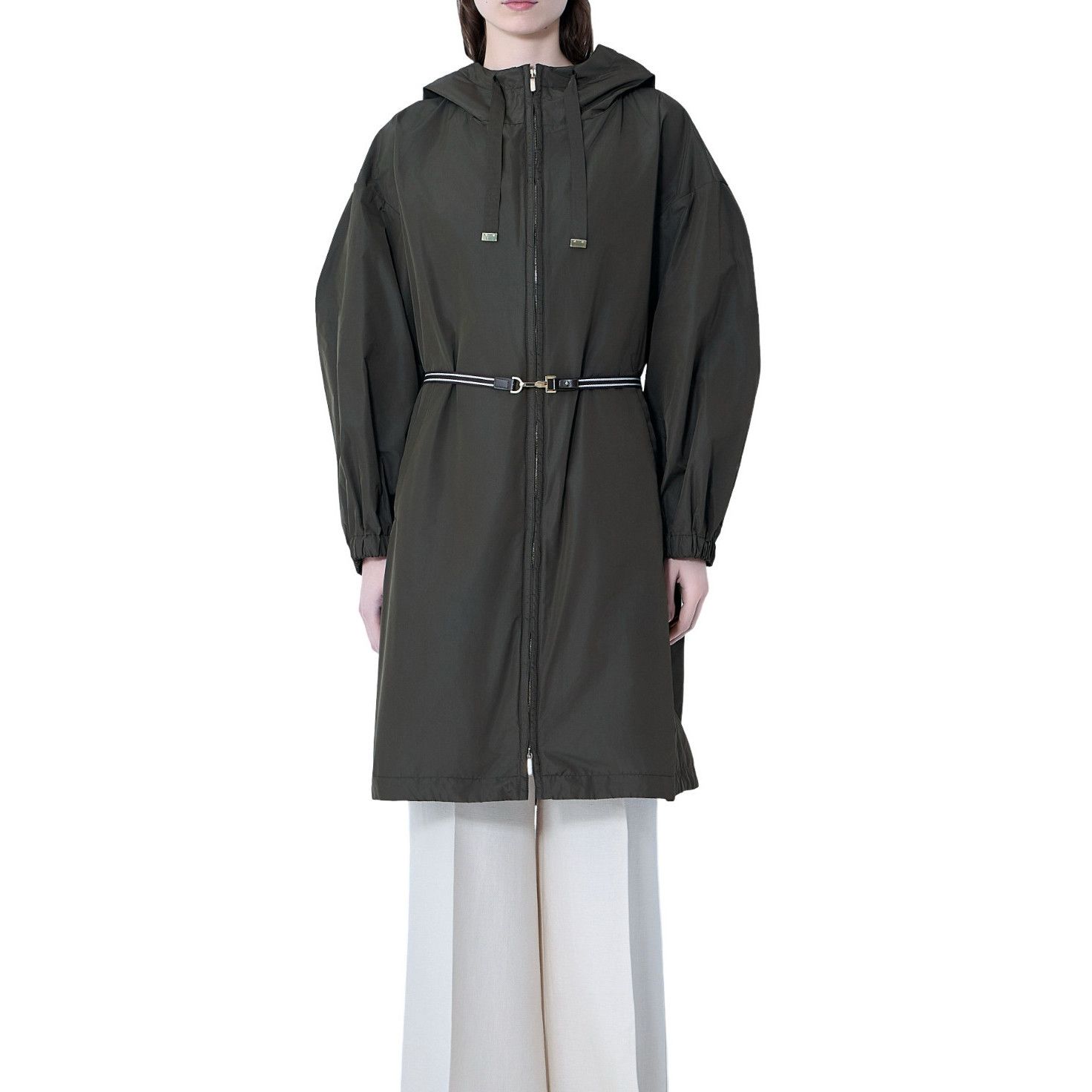 Max Mara Green Belted Coat New & Authentic (Women's Size:it (Size Medium)