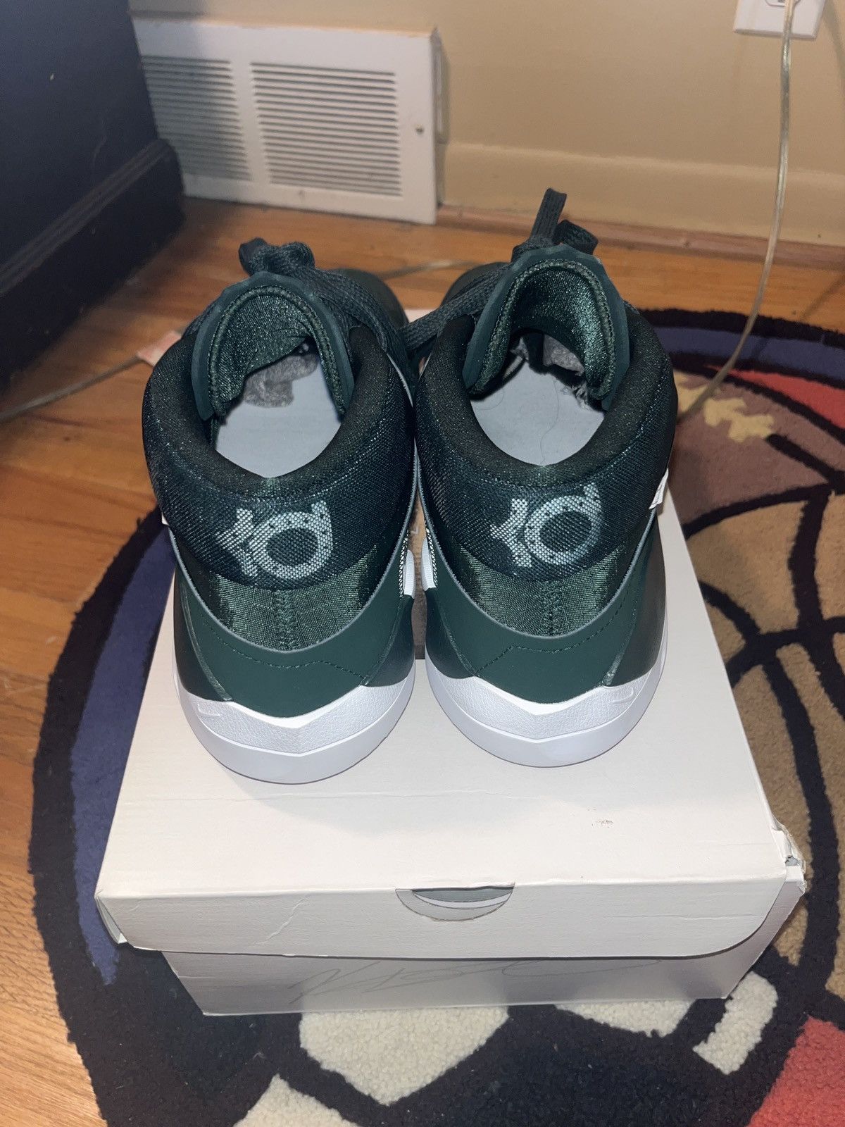 Nike KD 13 Promo Michigan State Green and White Size 12 Size US 12 / EU 45 - 6 Thumbnail