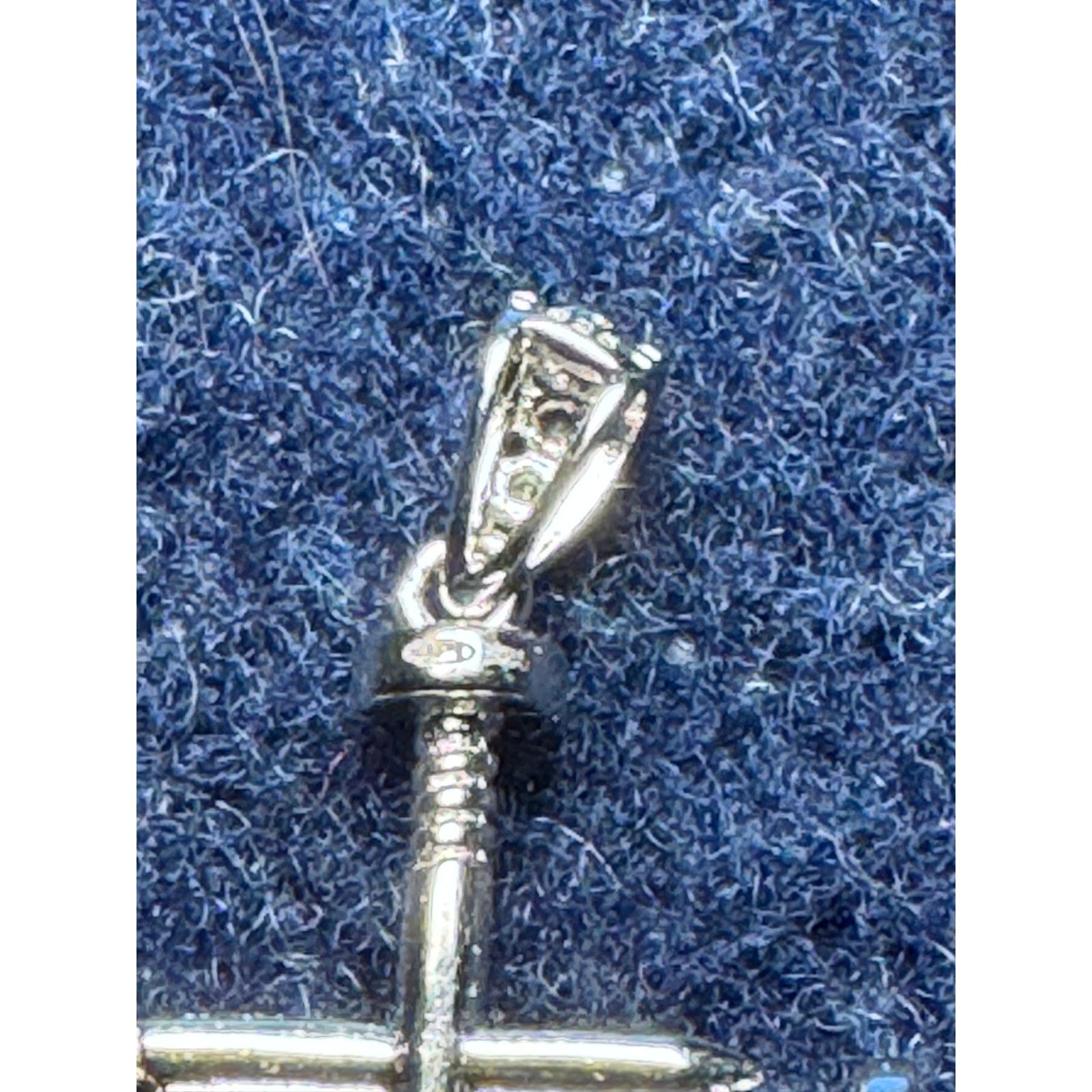 Other 3 Nails Diamonds On Bail Cross Pendant Size ONE SIZE - 3 Thumbnail