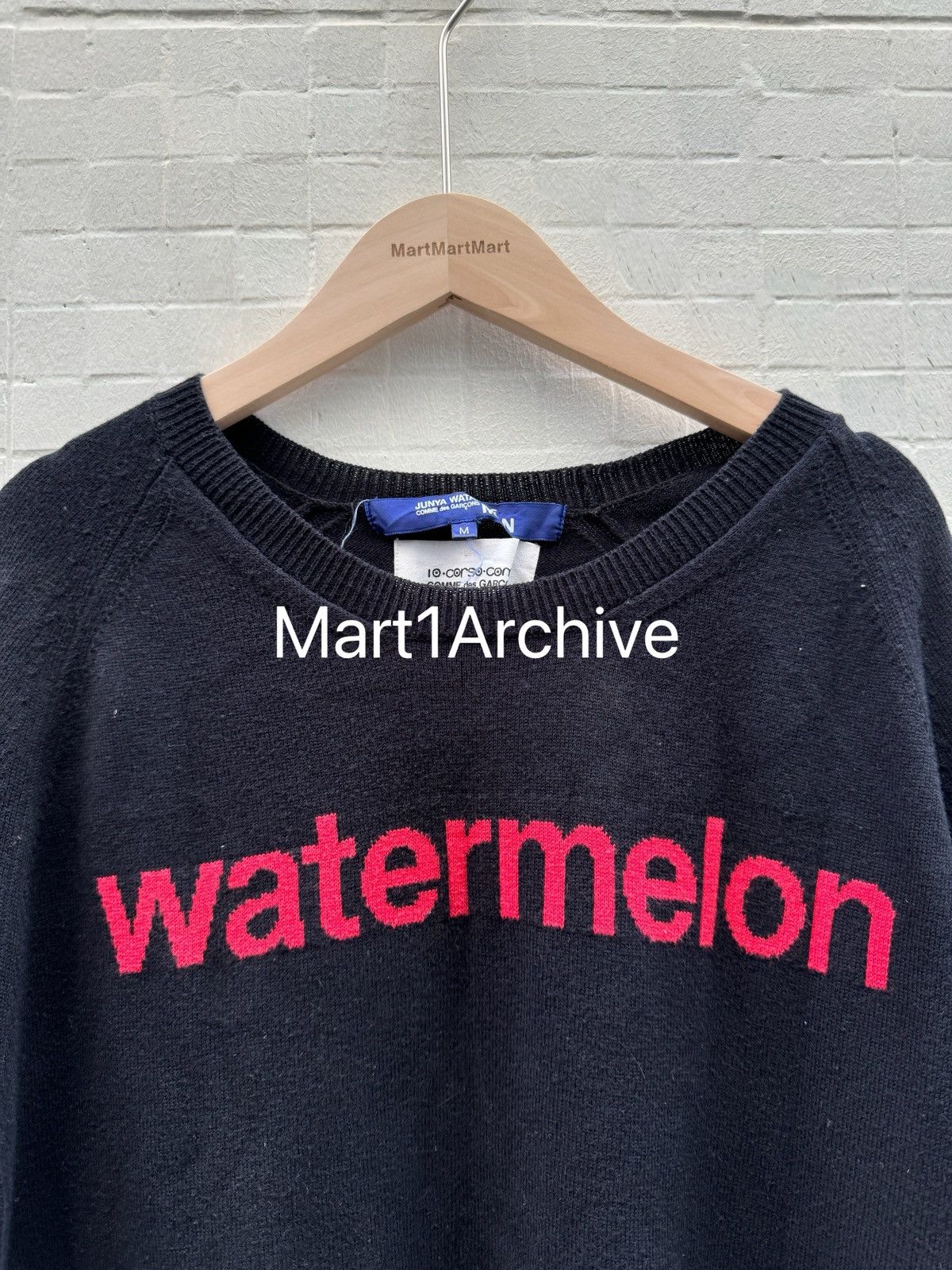 Junya Watanabe Junya Watanabe × Comme des Garçons 10SS “Watermelon”knit tee Size US M / EU 48-50 / 2 - 3 Thumbnail