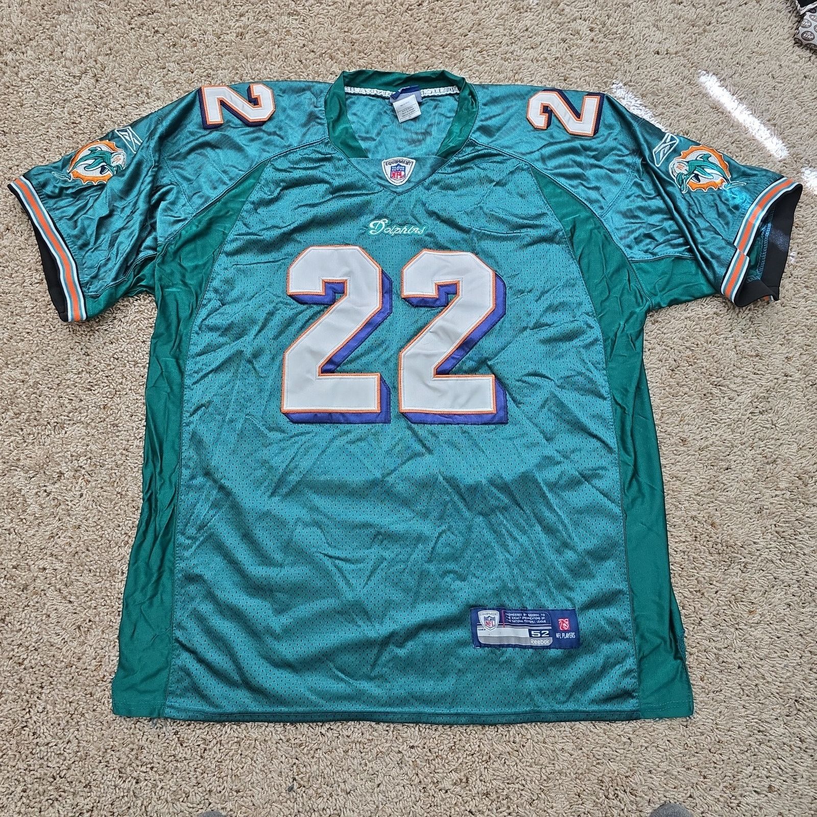 Reebok Miami Dolphins Reggie Bush Jersey Jersey Size 52 NFL Reebok Size US XL / EU 56 / 4 - 1 Thumbnail