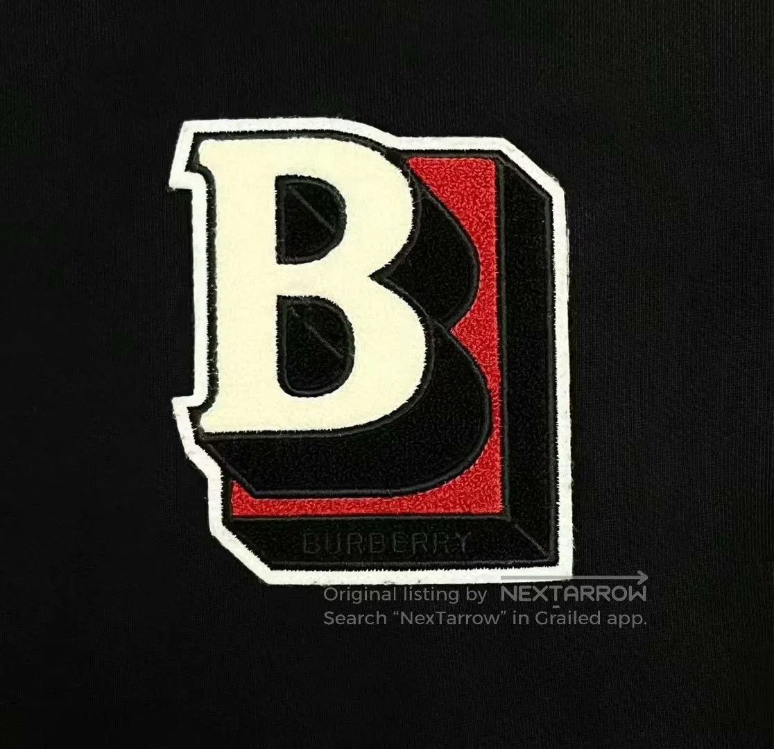 Burberry burberry black embroidered logo sweatshirt. Size US M / EU 48-50 / 2 - 4 Thumbnail