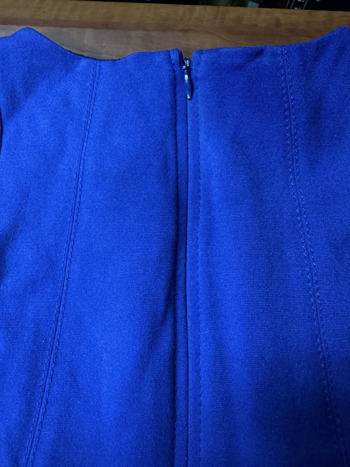 Theory Theory Royal Blue Structured Fit & Flare Dress — Size 2 Size XS / US 0-2 / IT 36-38 - 7 Thumbnail