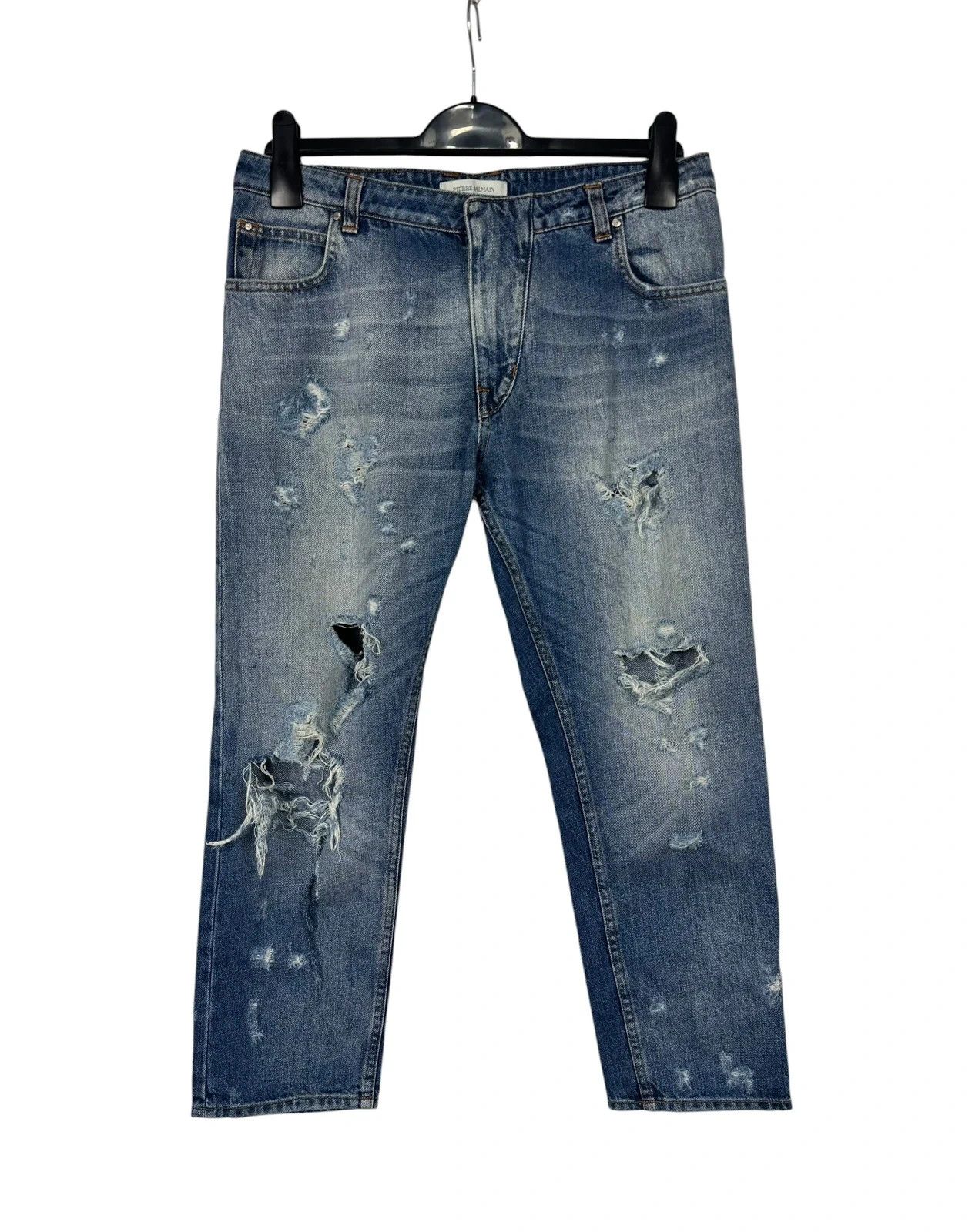 Pierre Balmain Pierre Balmain Ripped Jeans size 27 Size 27" / US 4 / IT 40 - 10 Thumbnail