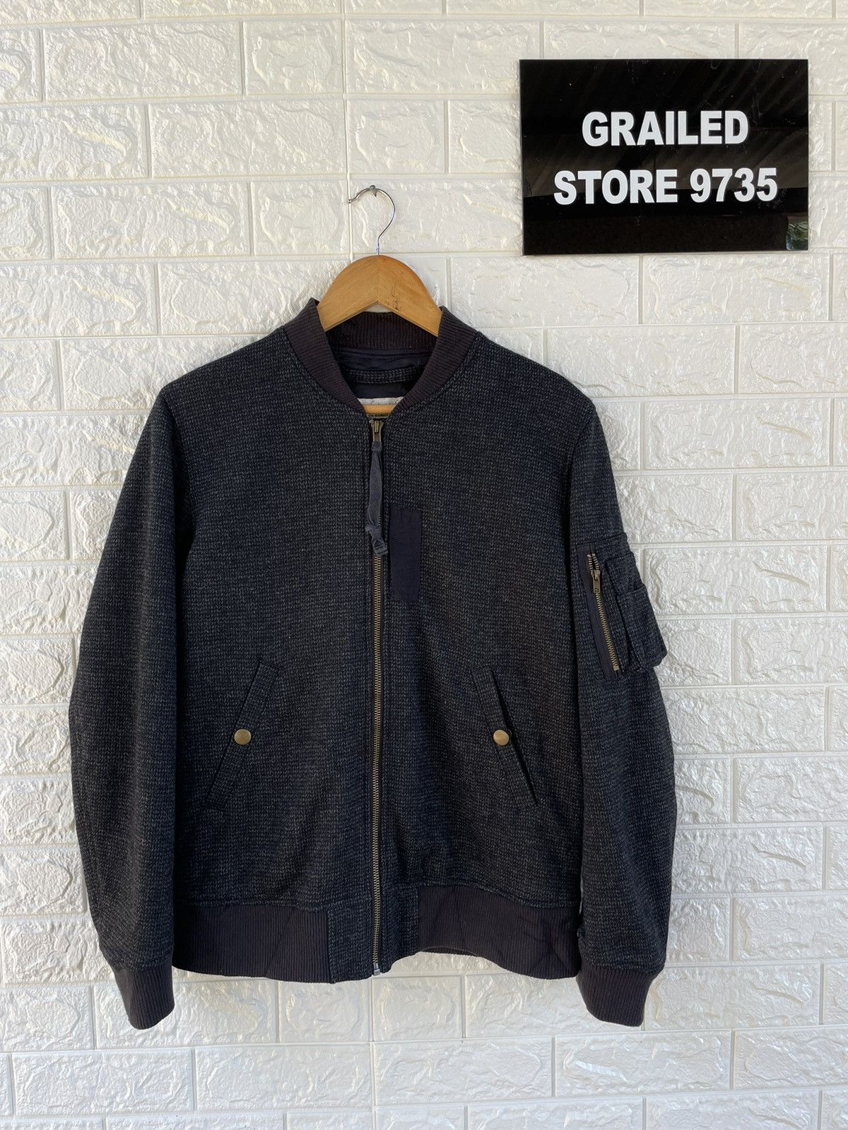 Vintage Pocket Park Bomber Jacket