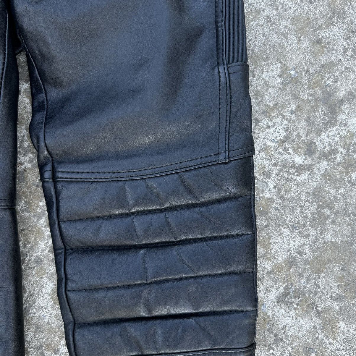 Vintage Vintage Moto Leather Pants Overalls Style USA Y2K 00s Size 27" / US 4 / IT 40 - 6 Thumbnail