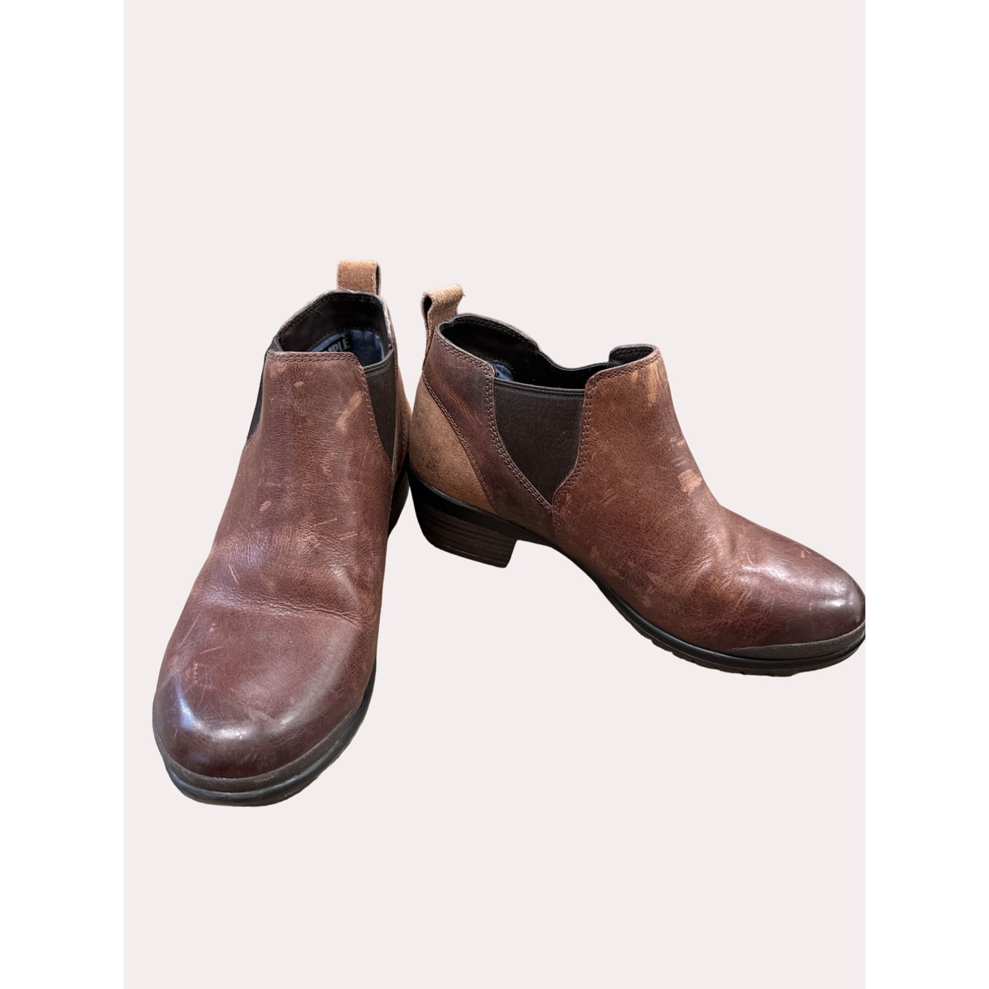 KEEN Keen women’s brown leather ankle boots shoes size 7 SKU 6174 Size US 7 / IT 37 - 2 Thumbnail