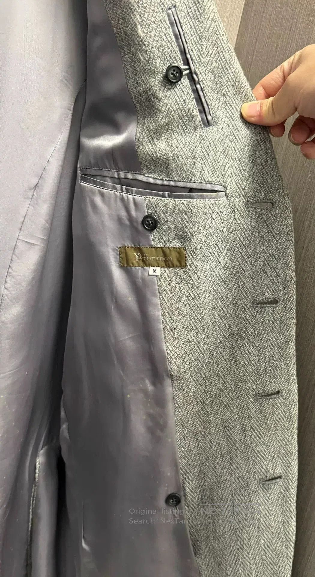 Y's for Men Yohji Yamamoto 94aw Herringbone Suit. Size US M / EU 48-50 / 2 - 7 Thumbnail