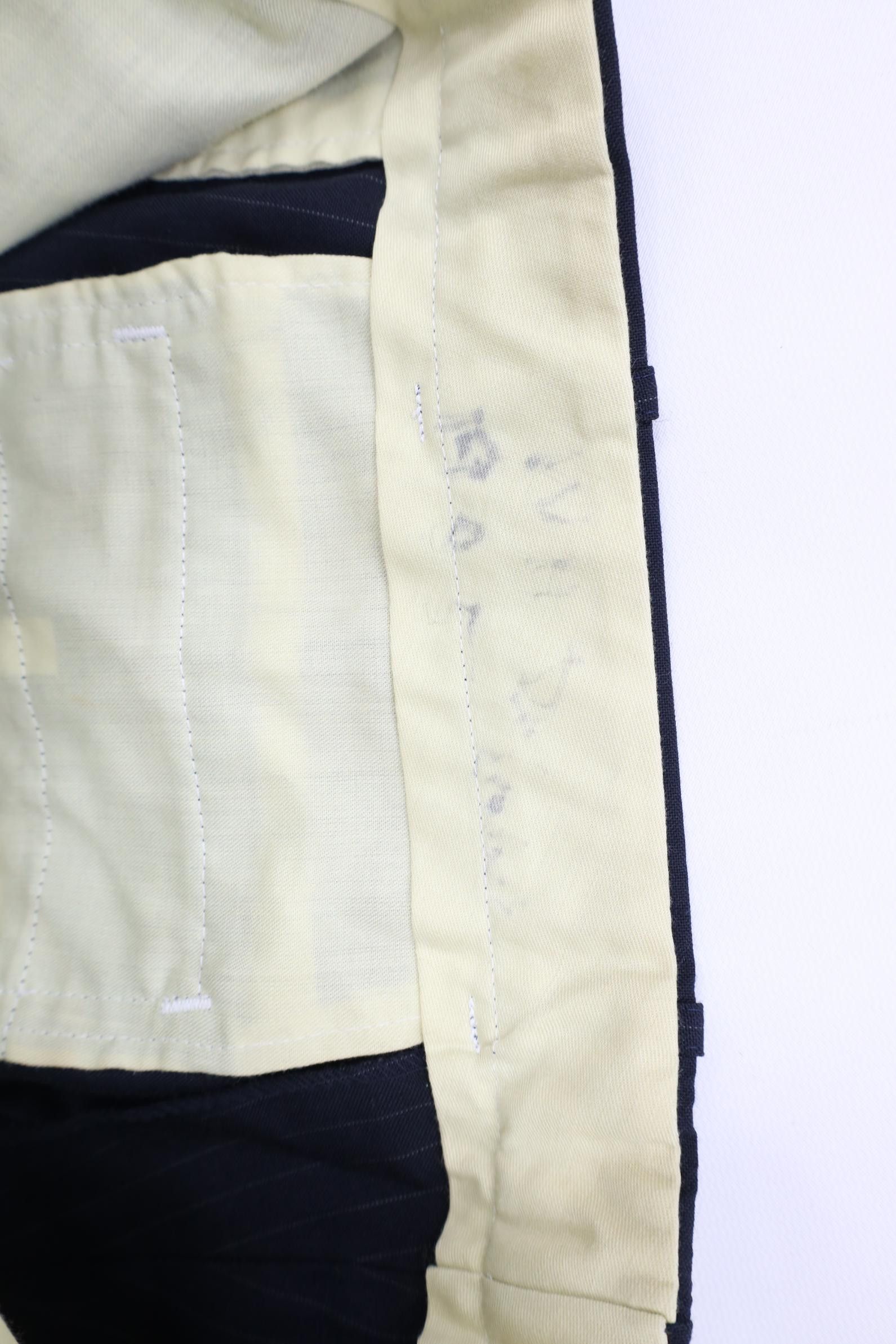 Vintage Vintage 70s Streetwear Knit Pinstriped Wide Leg Chino Pants Size US 36 / EU 52 - 9 Thumbnail