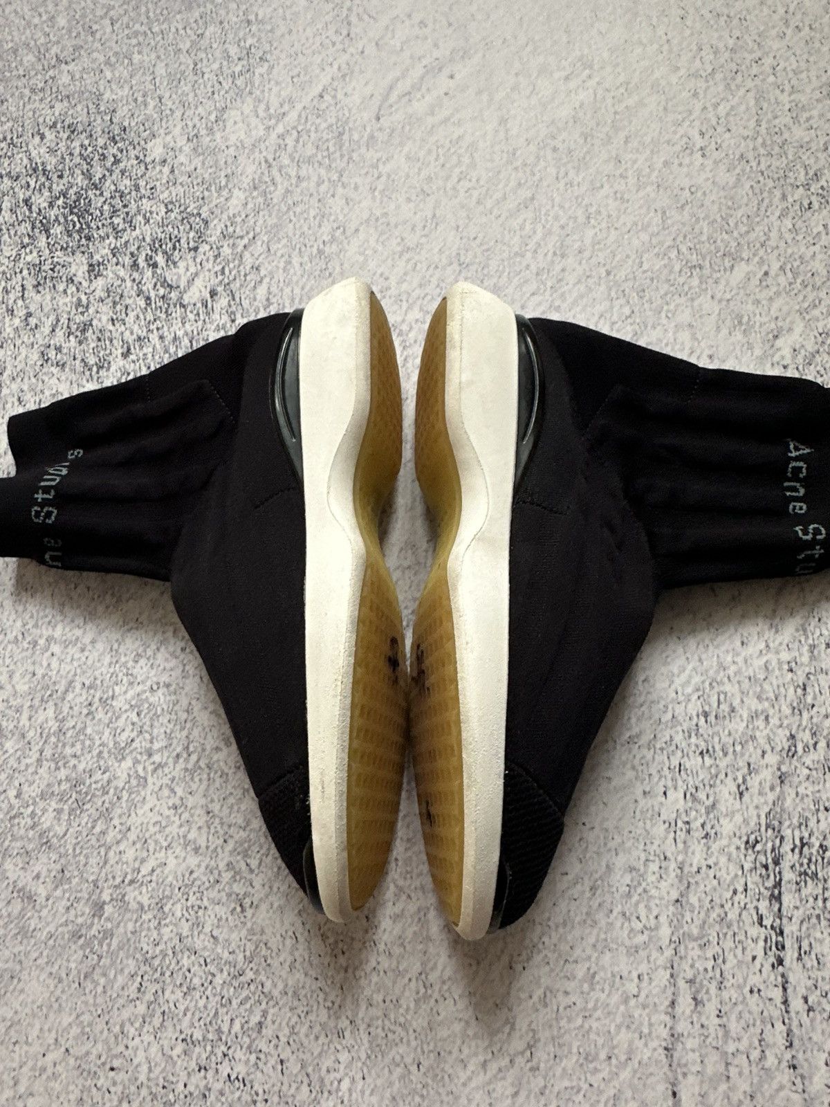 Acne Studios Acne Studios Tristan AS Black/White Sock Sneakers Size 38 Size US 8 / IT 38 - 9 Thumbnail