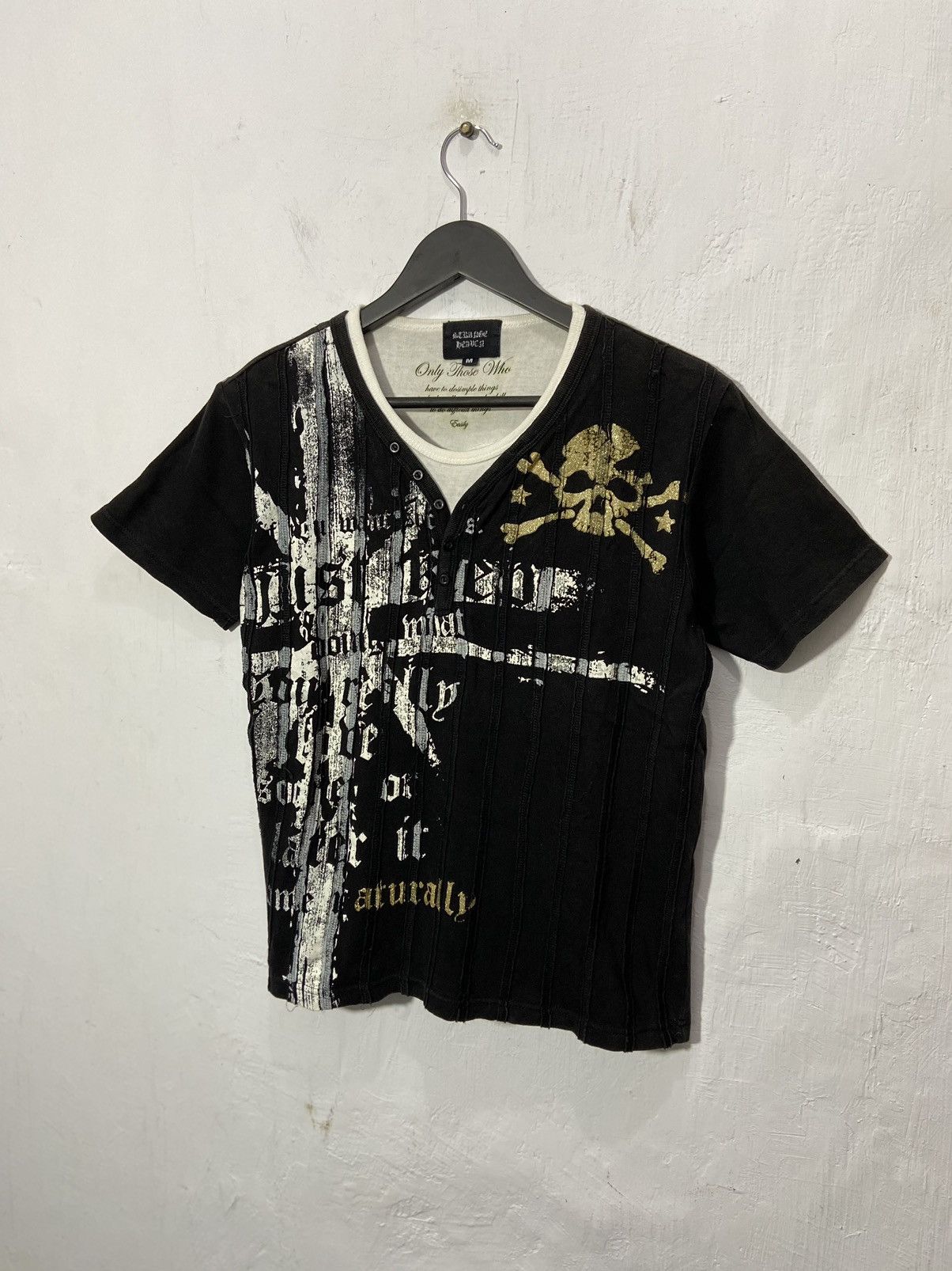 Beauty Beast Strange beanca poem style Tshirt double layer Black Size US S / EU 44-46 / 1 - 1 Thumbnail