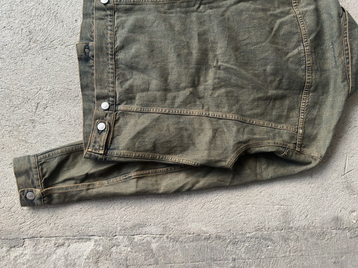 Helmut Lang 1997 Helmut Lang Vintage Stained Denim Jacket Size US M / EU 48-50 / 2 - 15 Thumbnail