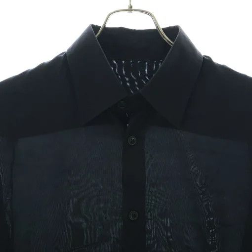 Yohji Yamamoto POUR HOMME 18SS Cupro Staff Shirt HW-B08-212 Size US L / EU 52-54 / 3 - 4 Thumbnail