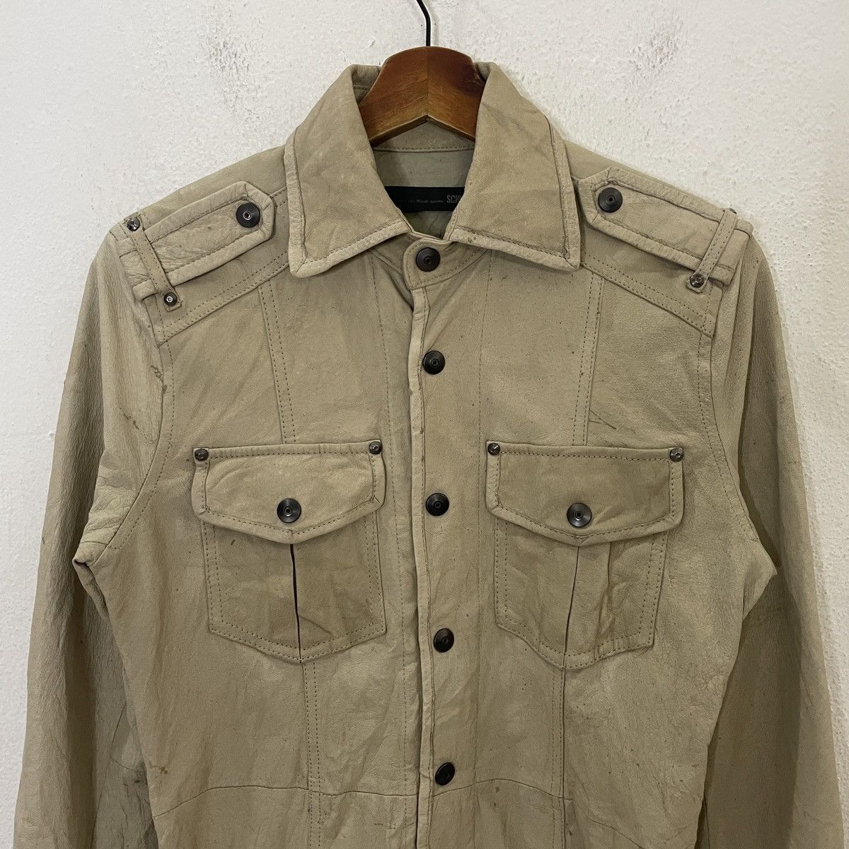 Schlussel Vintage Schlussel Leather Jacket Size M / US 6-8 / IT 42-44 - 4 Thumbnail