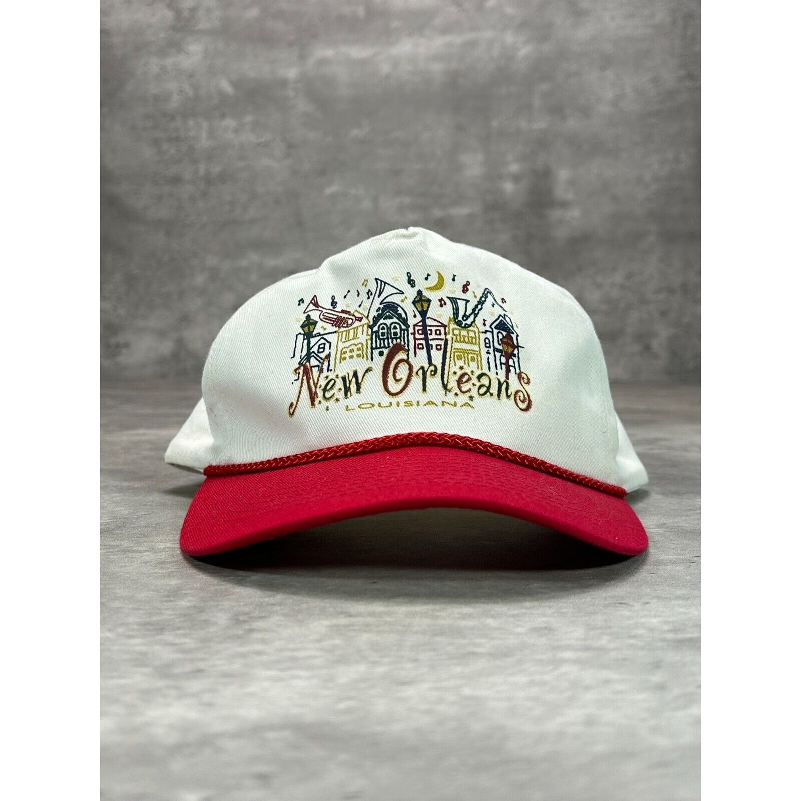 Vintage Vintage New Orleans Louisiana Graphic Snapback Hat OSFA Size ONE SIZE - 2 Thumbnail