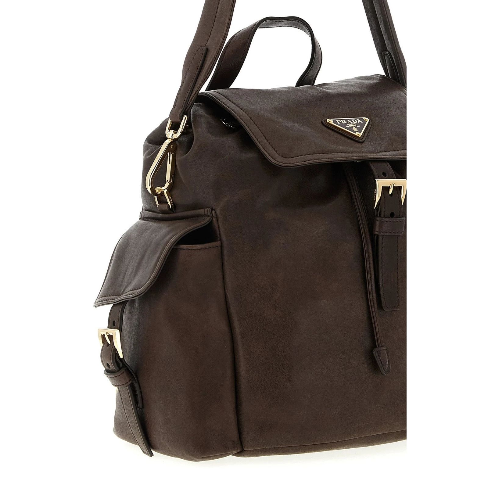 Prada PRADA Explore Medium Sienna Leather Backpack New & Authentic Size ONE SIZE - 3 Thumbnail
