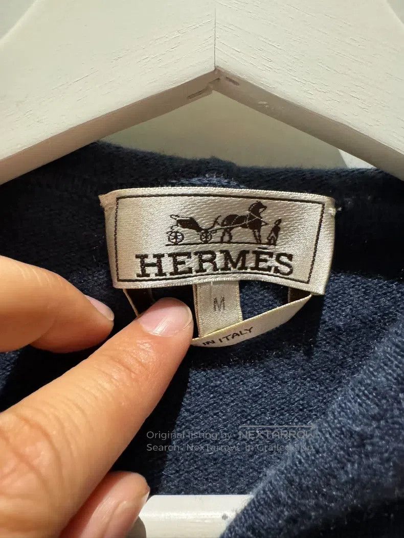 Hermes Hermes Pure Cashmere Sweater with Hood Size M / US 6-8 / IT 42-44 - 5 Thumbnail