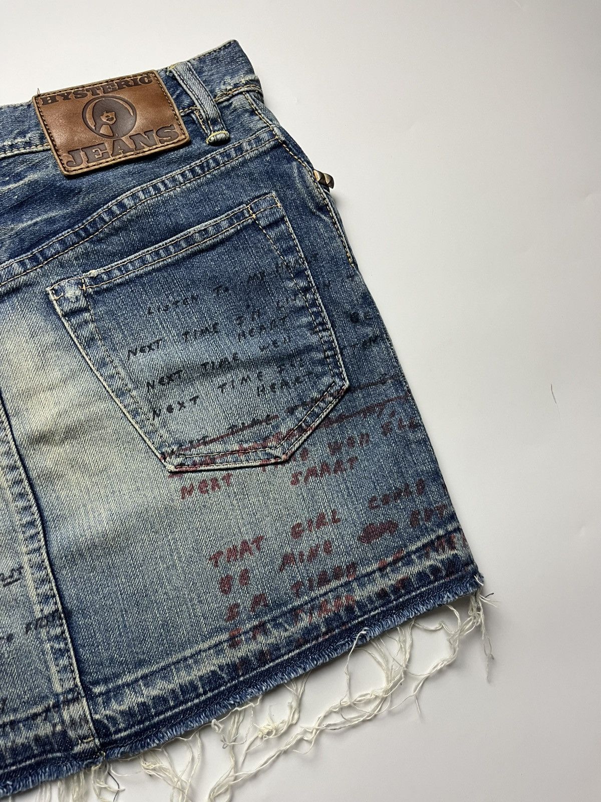 Hysteric Glamour Hysteric Glamour x Ramones Blitzkrieg Bop Studded Mini Skirt Size 29" - 6 Thumbnail