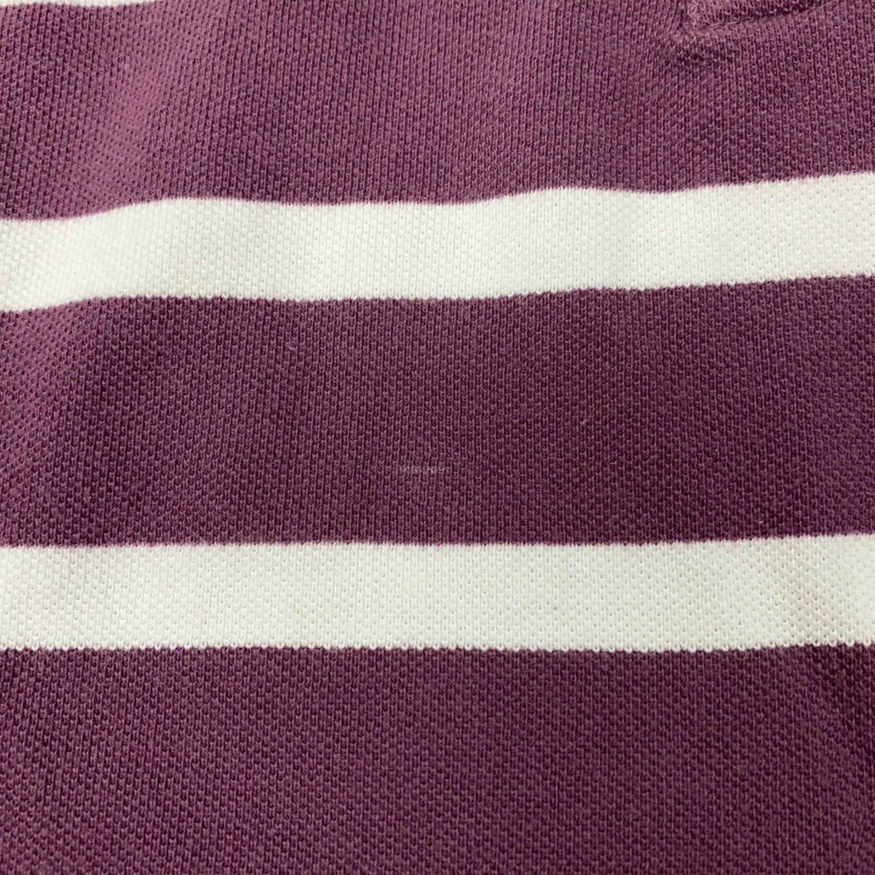 Ralph Lauren VINTAGE Ralph Lauren Polo Shirt Womens XL Striped Big Pony Casual Golf Preppy Cotton Purple Size XL / US 12-14 / IT 48-50 - 5 Thumbnail