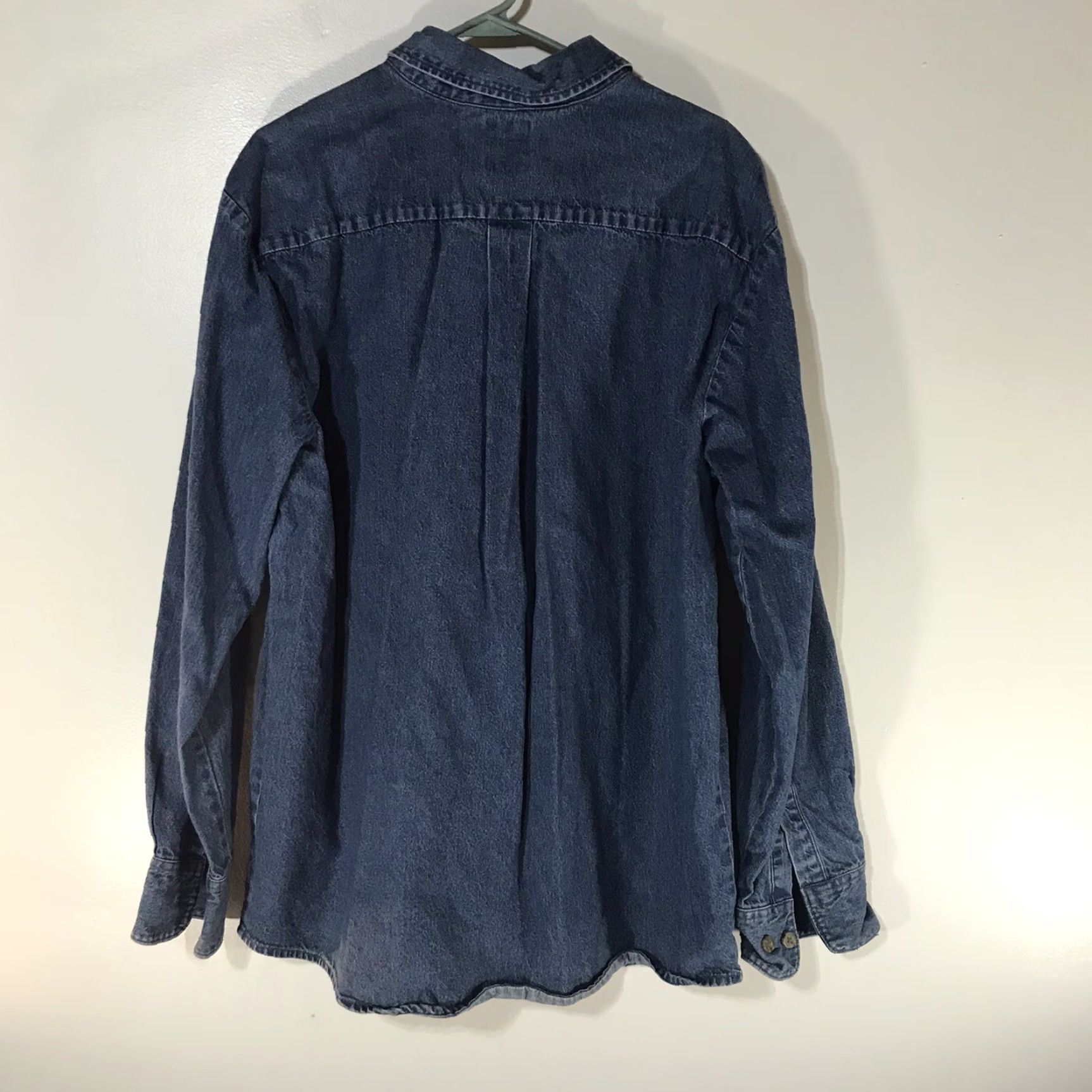 Rails Open Trails Button-Up Shirt Mens Size L Blue Denim Casual Workwear Size US L / EU 52-54 / 3 - 2 Thumbnail