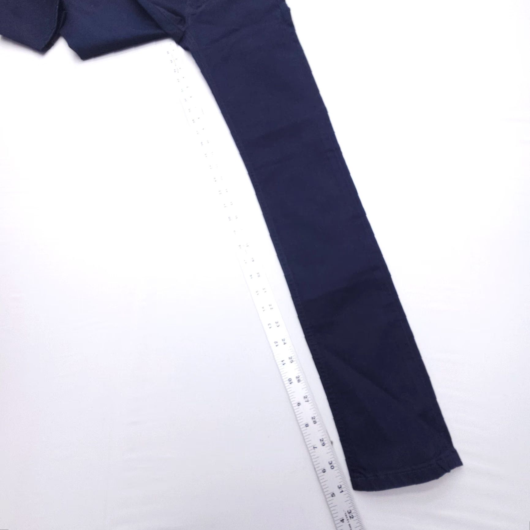 Vintage Naked & Famous Denim The Skinny Indigo Jeans Size 25 Regular Rise 31in Inseam Women's Blue 5-Pocket Stretch Lightweight NWT Size 42" / US 20 - 6 Thumbnail
