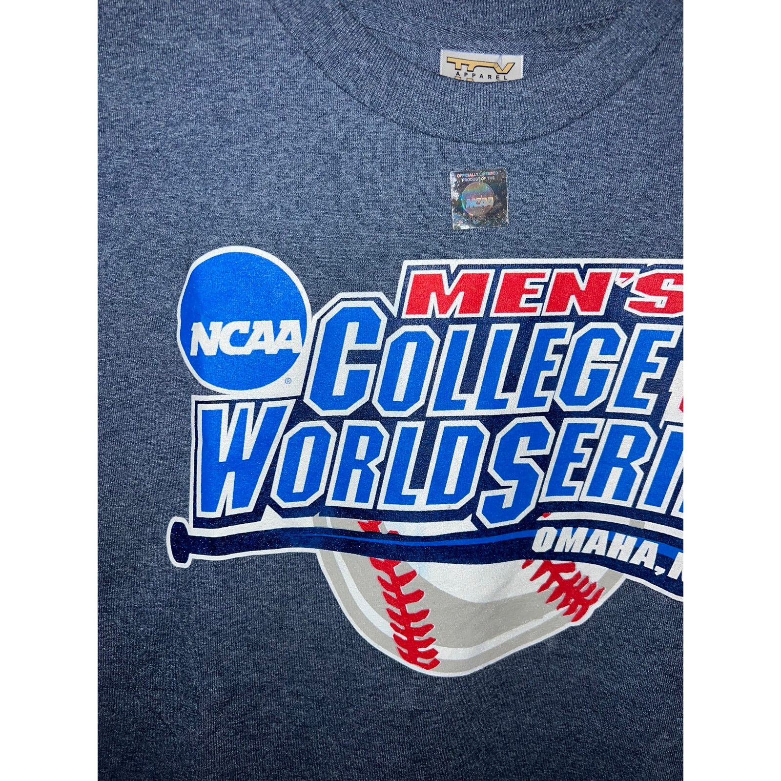 NCAA Vintage College World Series Shirt NCAA Blue Baseball 2004 M Size US M / EU 48-50 / 2 - 2 Thumbnail