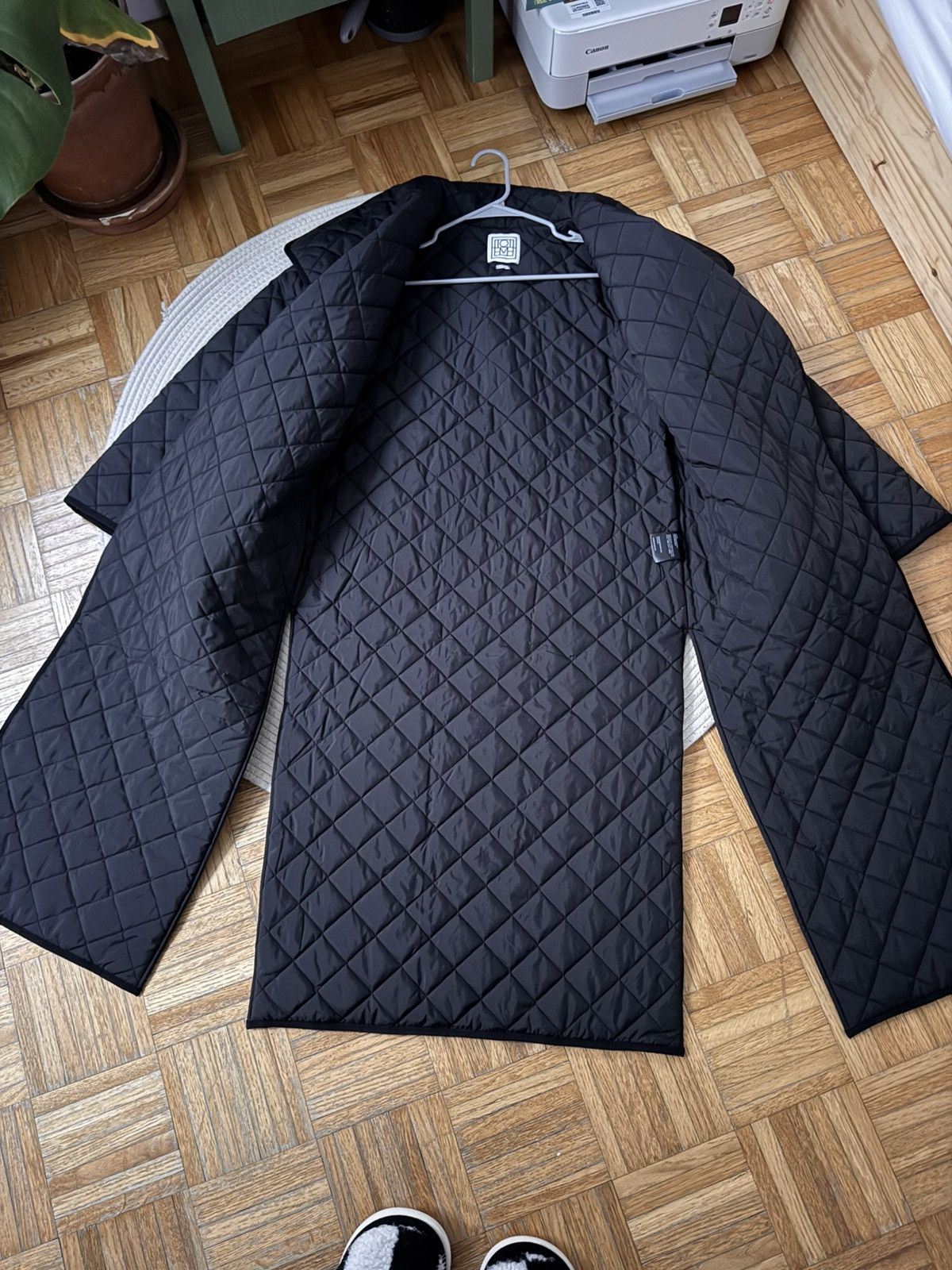 Toteme Totême Black Signature Quilted Coat size XXS Size XXS / US 00 / IT 34 - 4 Thumbnail