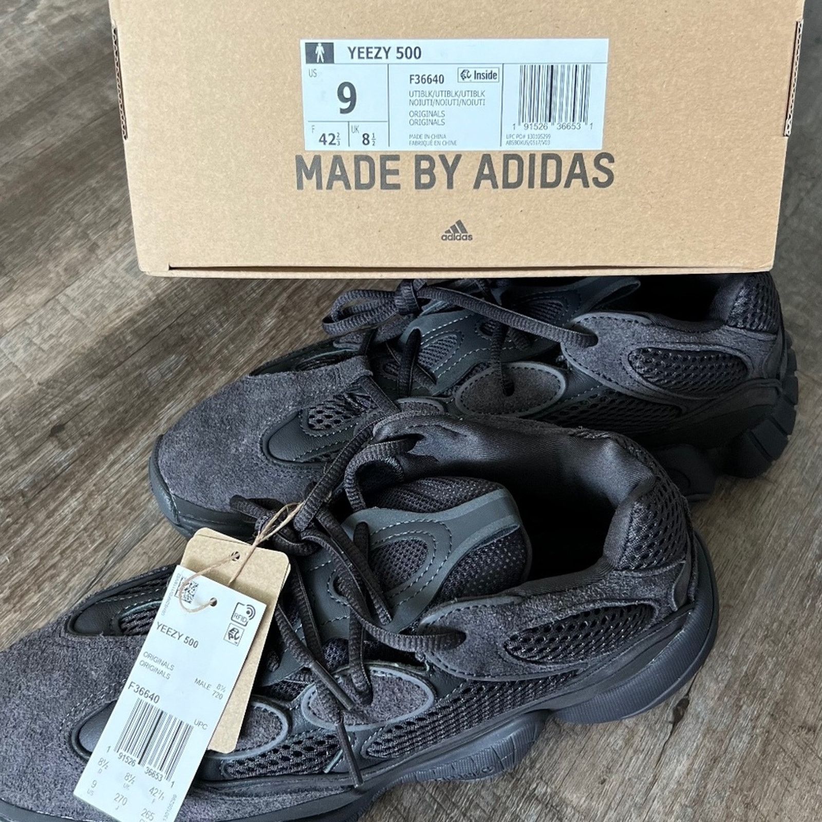 Yeezy New! YEEZY 500 black sneakers, Authentic Size US 9 / IT 39 - 6 Thumbnail
