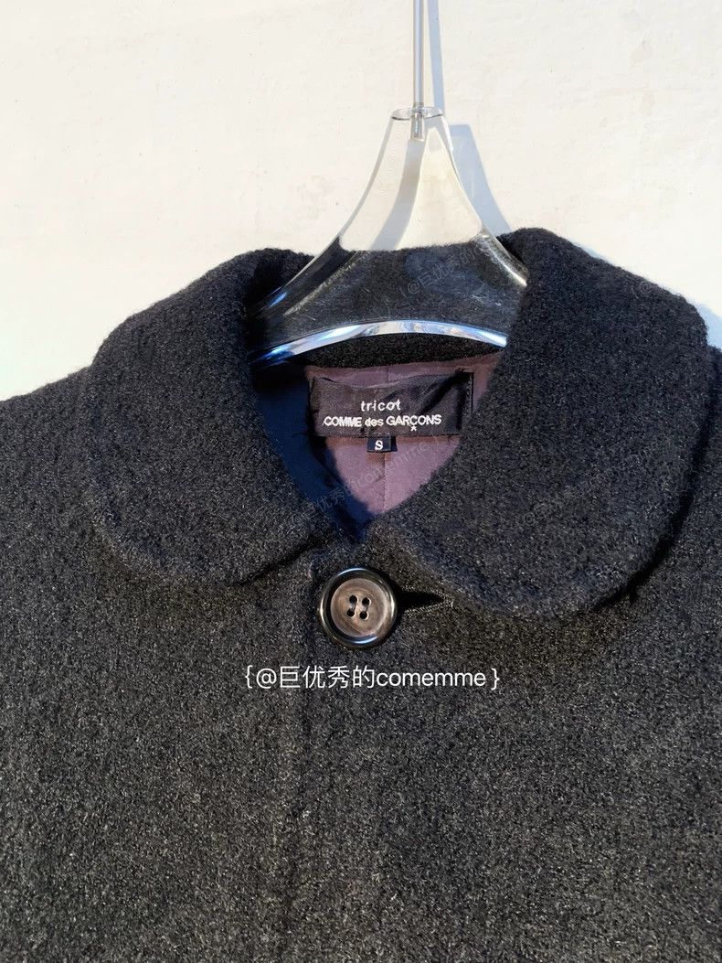 Comme des Garcons Comme Des Garcons Black Washed Sheep Ingot Collar Ball Col Size S / US 4 / IT 40 - 4 Thumbnail