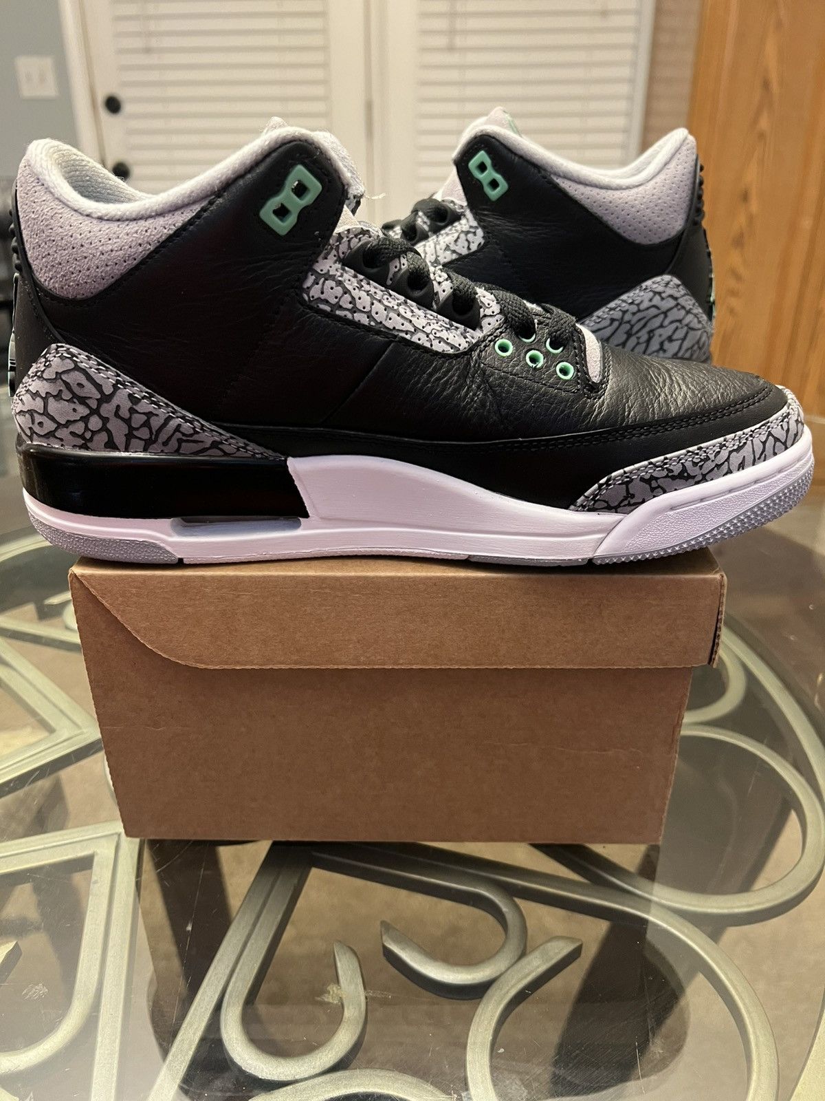 Jordan Brand Jordan 3 Retro “Green Glow” 2024 Size US 8.5 / EU 41-42 - 9 Thumbnail