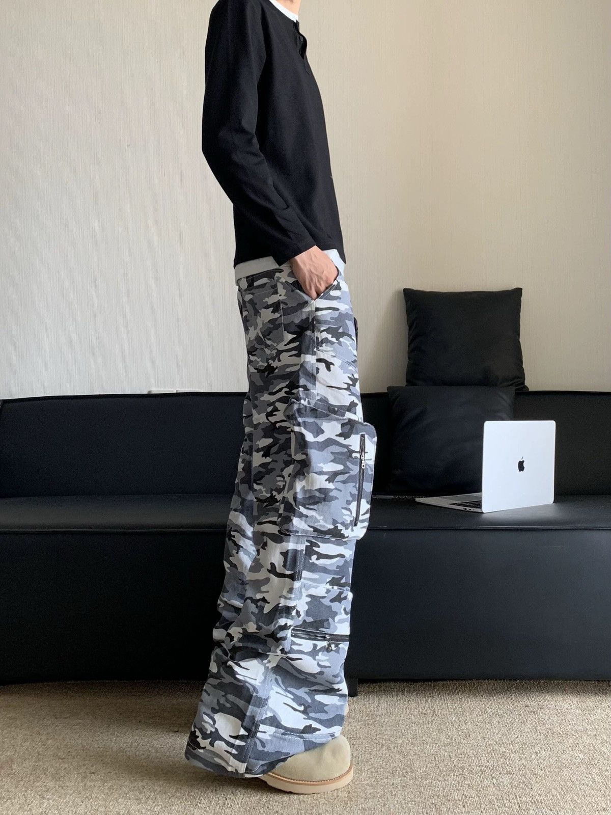 Designer × Vintage Retro punk pants Size US 32 / EU 48 - 4 Thumbnail