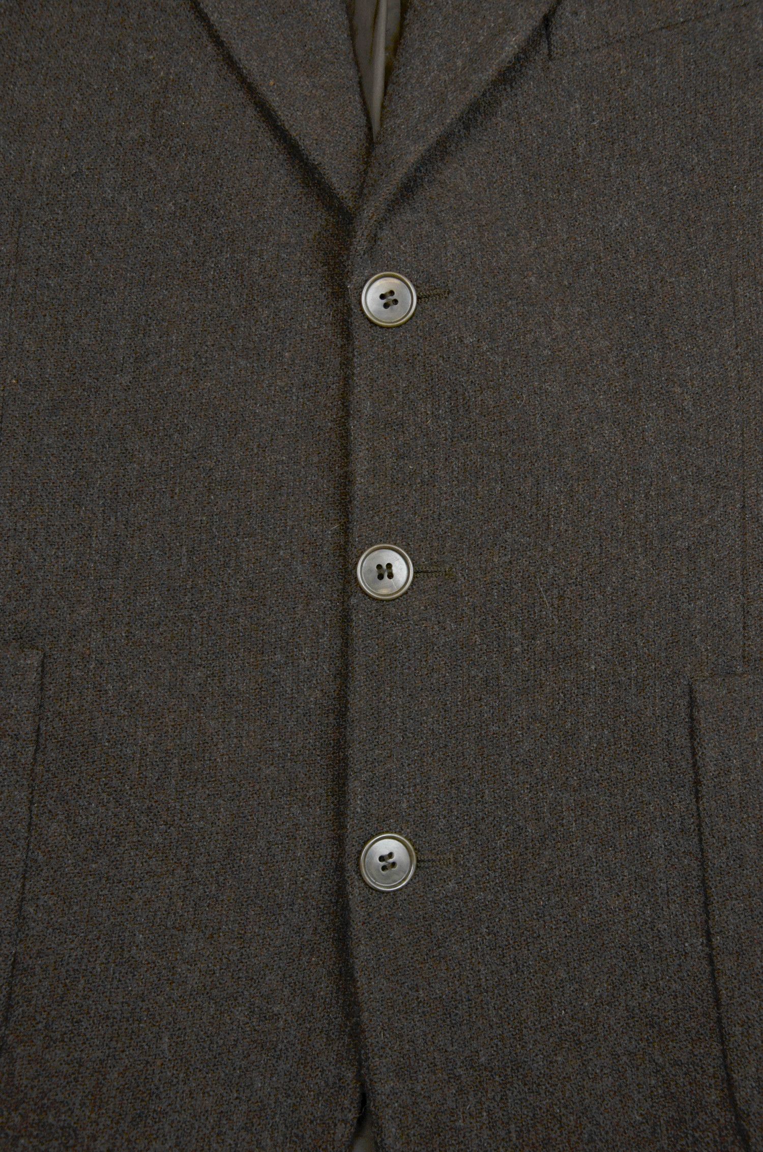Vintage Yves Saint Laurent pour Homme Wool Brown Blazer M Size 48R - 6 Thumbnail