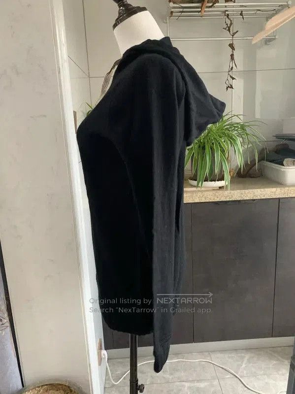 Burberry Burberry Black Wool Blend Hoodie for Women. Size S / US 4 / IT 40 - 2 Thumbnail