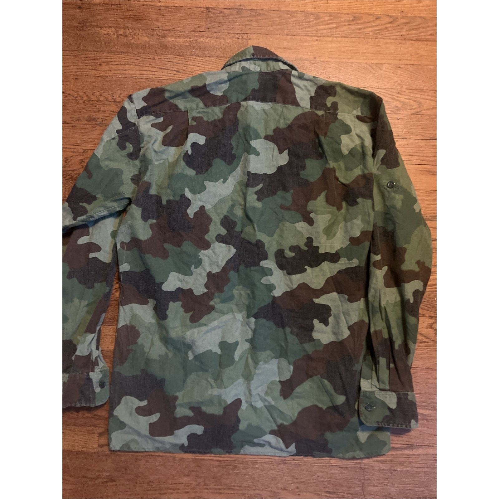 Other Serbian Army Yugoslav Army M93 Camo Shirt Vintage Large Size US L / EU 52-54 / 3 - 8 Thumbnail
