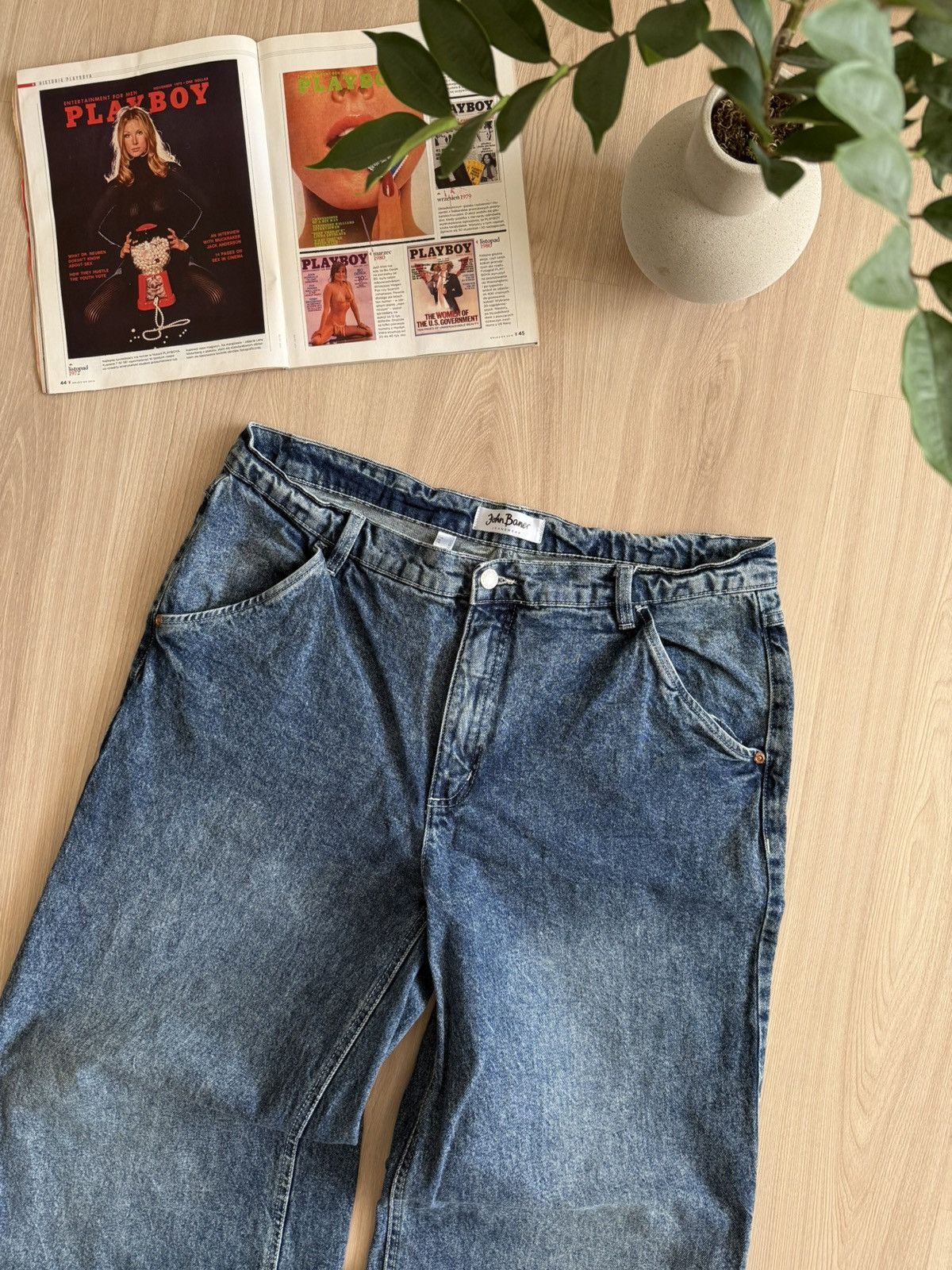 If Six Was Nine Vintage John Baner Baggy Jeans Style JNCO Size US 36 / EU 52 - 5 Thumbnail