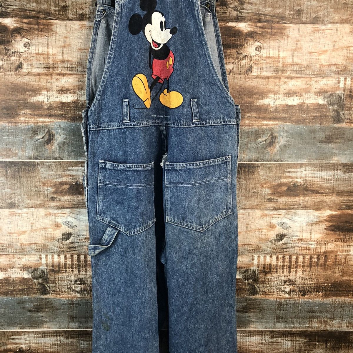 Mickey Mouse Poppins Mickey Mouse Overalls Denim #A2108 Size US 30 / EU 46 - 15 Thumbnail
