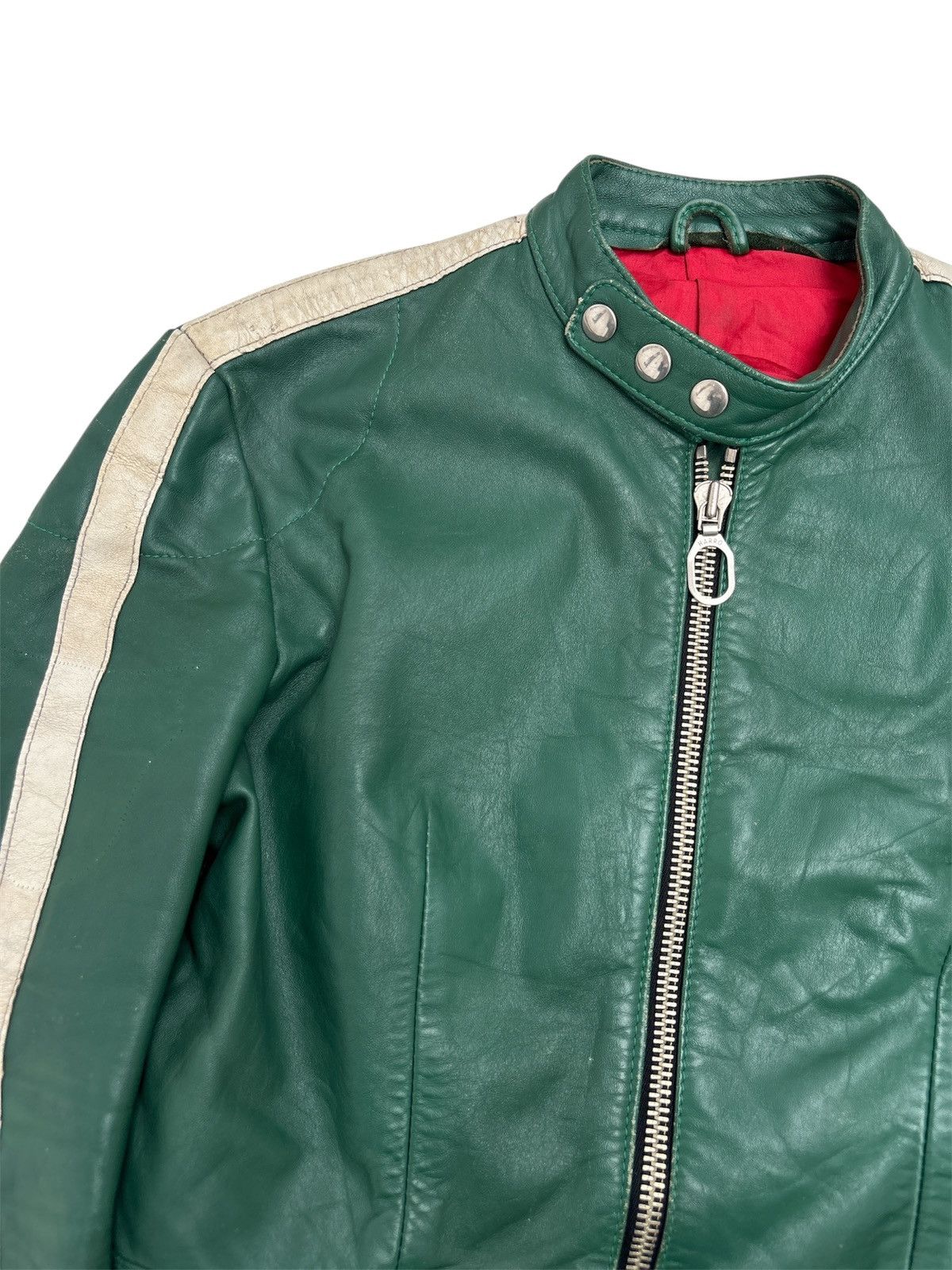 Hedi Slimane 1980s HARRO Crop Biker Jacket Size US S / EU 44-46 / 1 - 3 Thumbnail