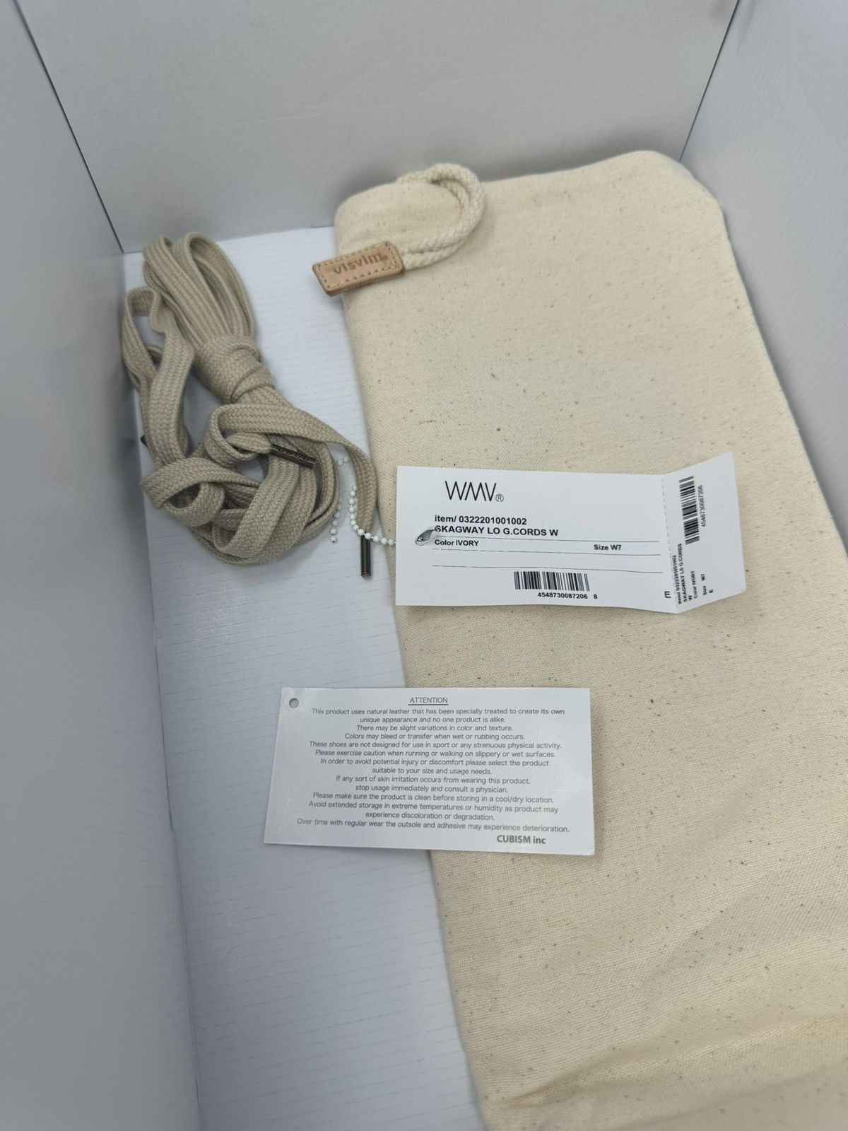 Visvim SKAGWAY LO G. CORDS - IVORY Size US 7 / IT 37 - 5 Thumbnail